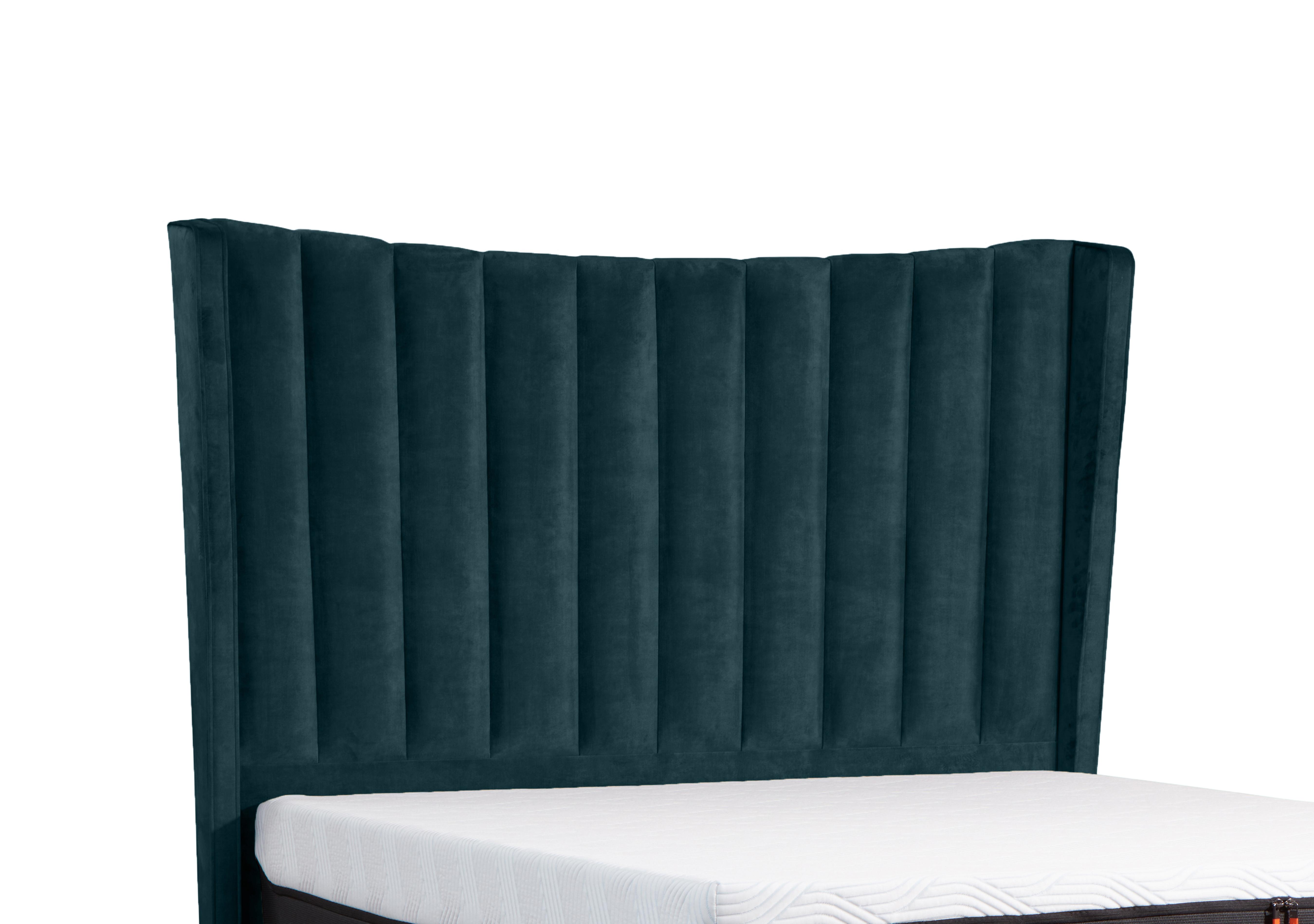 Suffolk Orford Floor Standing Headboard in Velvet Emerald on Furniture Village