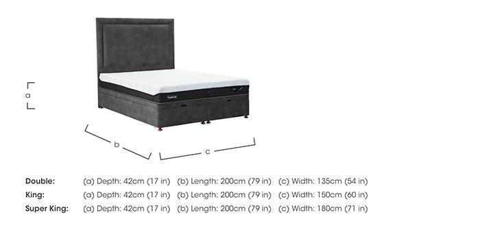 Suffolk Platform Ottoman Divan Base in  on Furniture Village