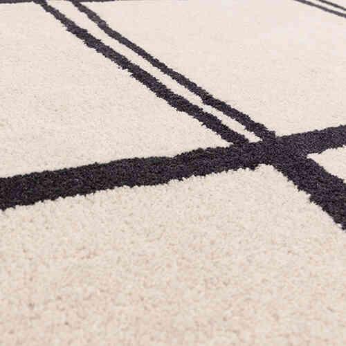 Alba Rug in Mono on Furniture Village