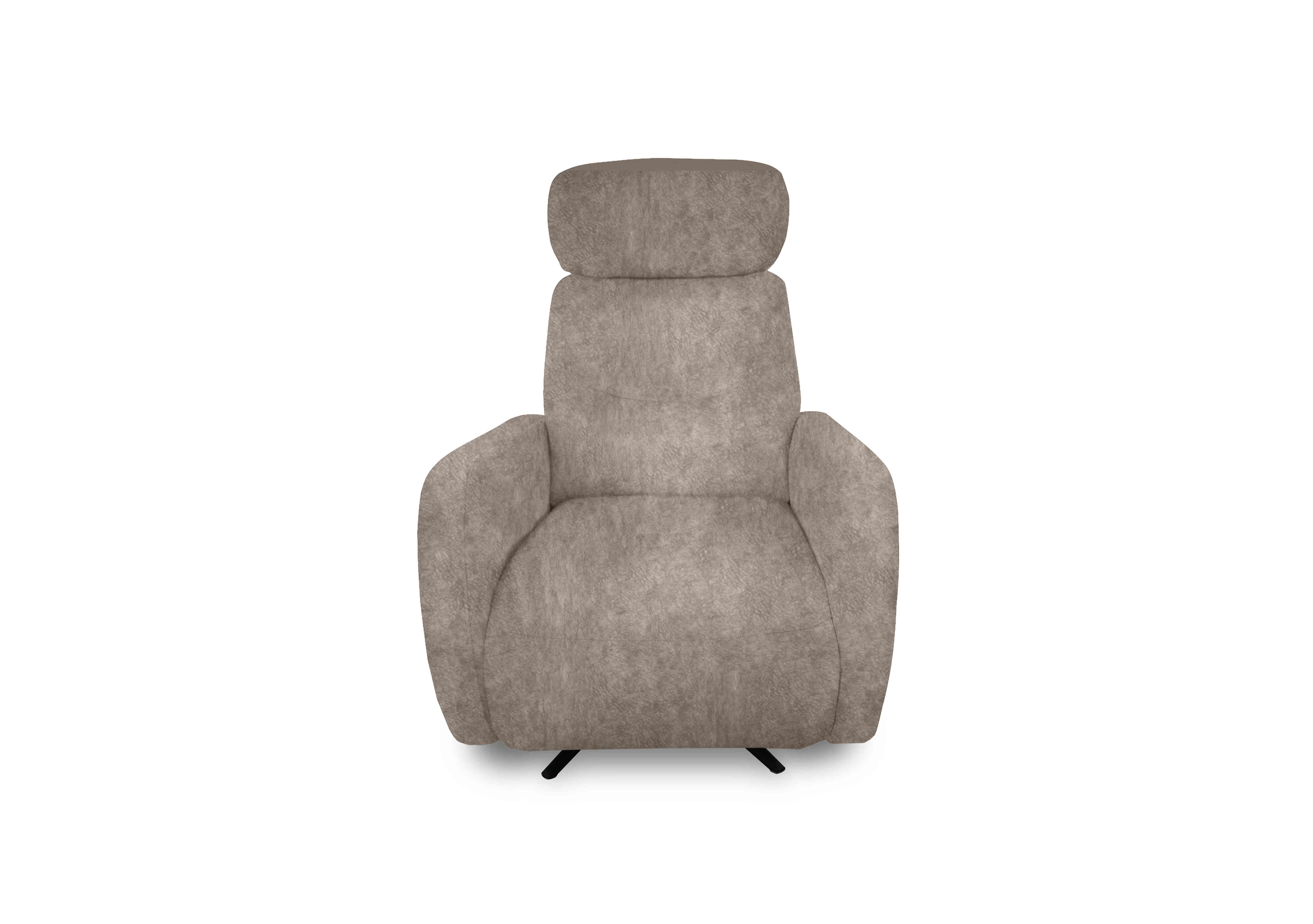 Designer Chair Collection Tokyo Fabric Manual Recliner Swivel Chair in Bfa-Bnn-R29 Mink on Furniture Village