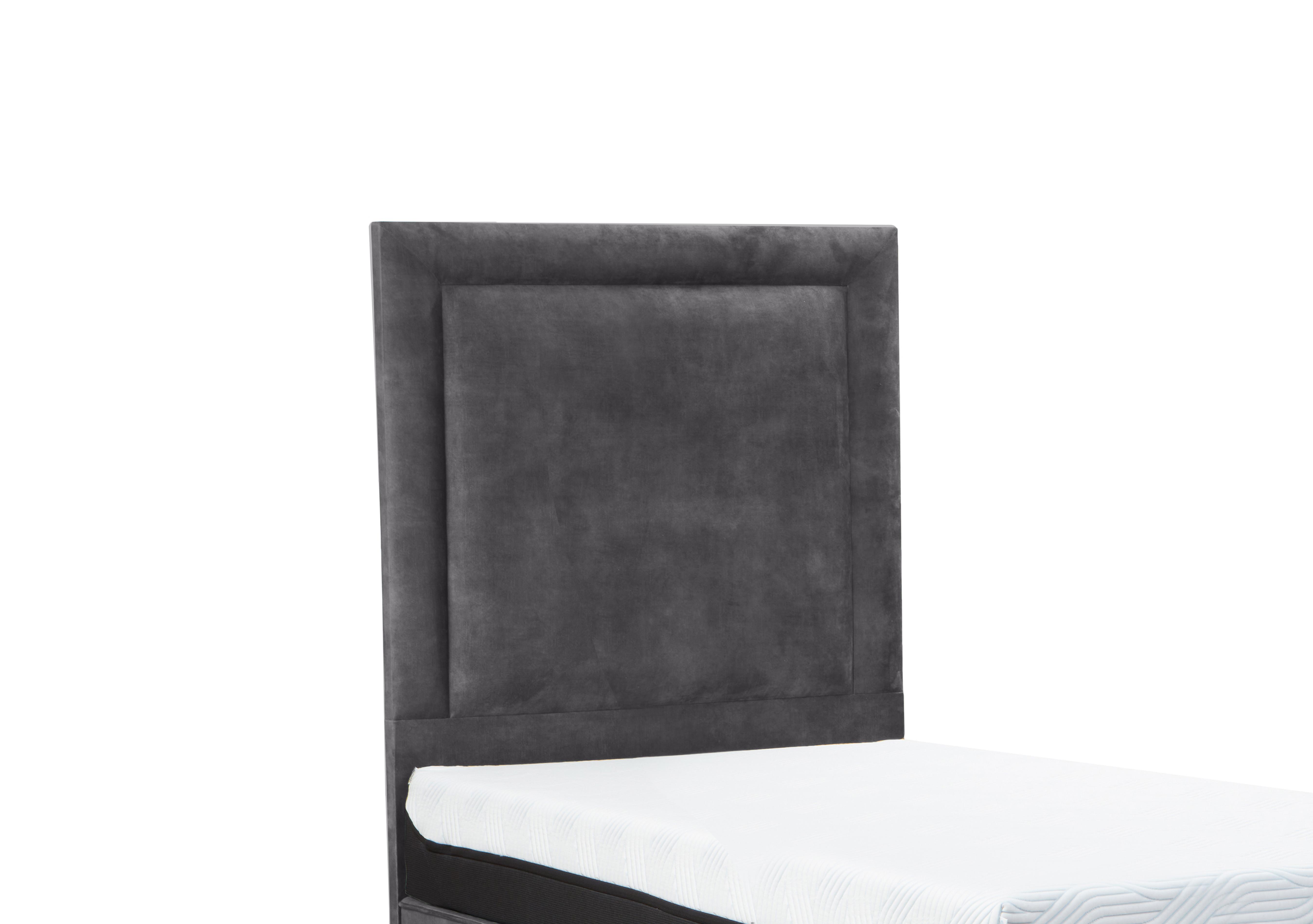 Suffolk Southwold Floor Standing Headboard in Soho Light Grey on Furniture Village
