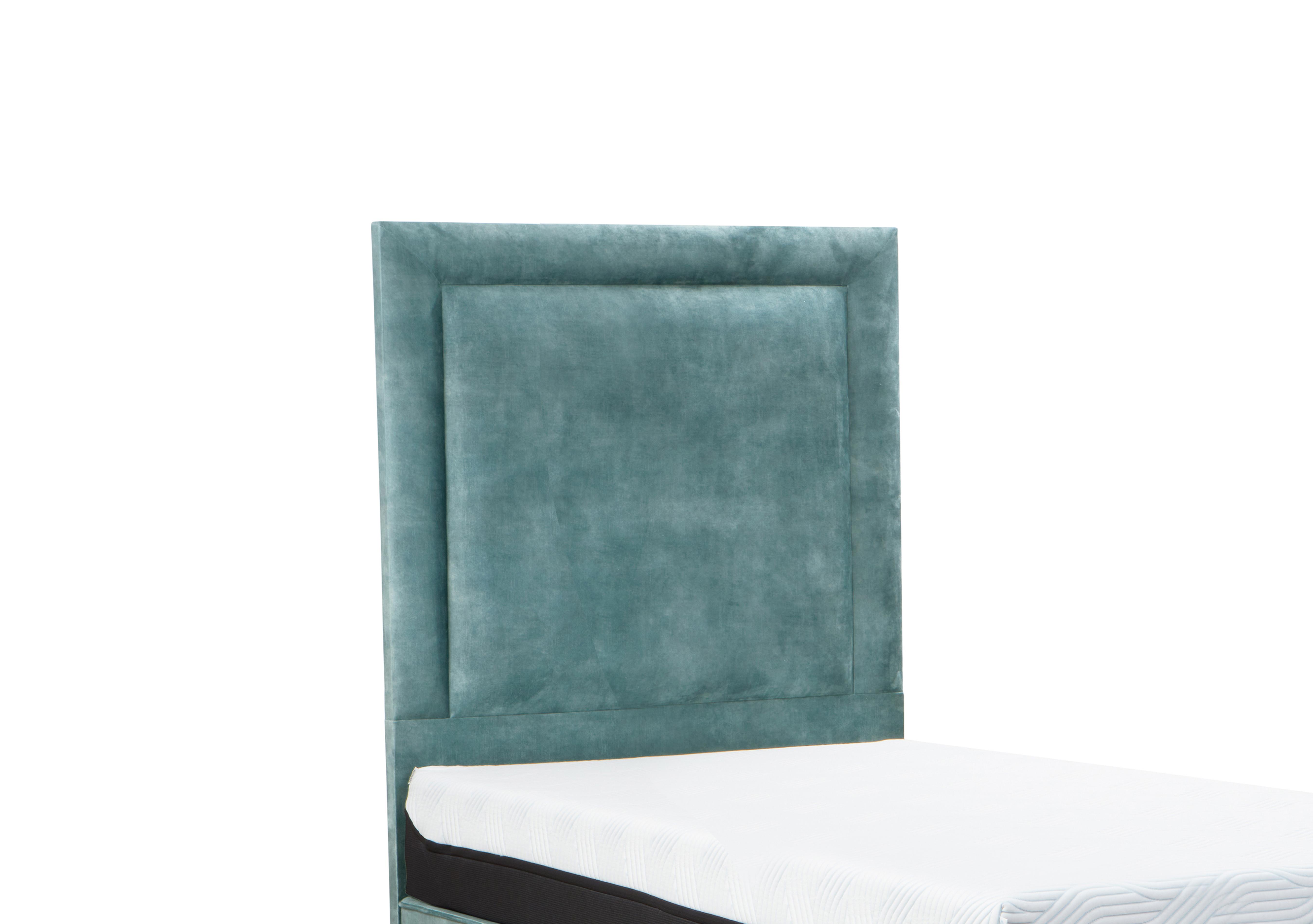 Suffolk Southwold Floor Standing Headboard in Velvet Teal on Furniture Village