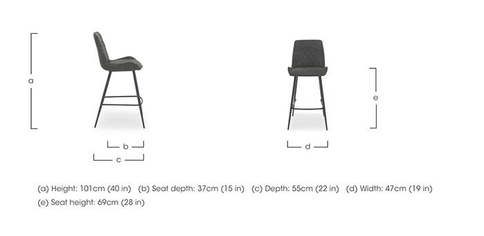 Warrior Pair of Standard Bar Stools in  on Furniture Village