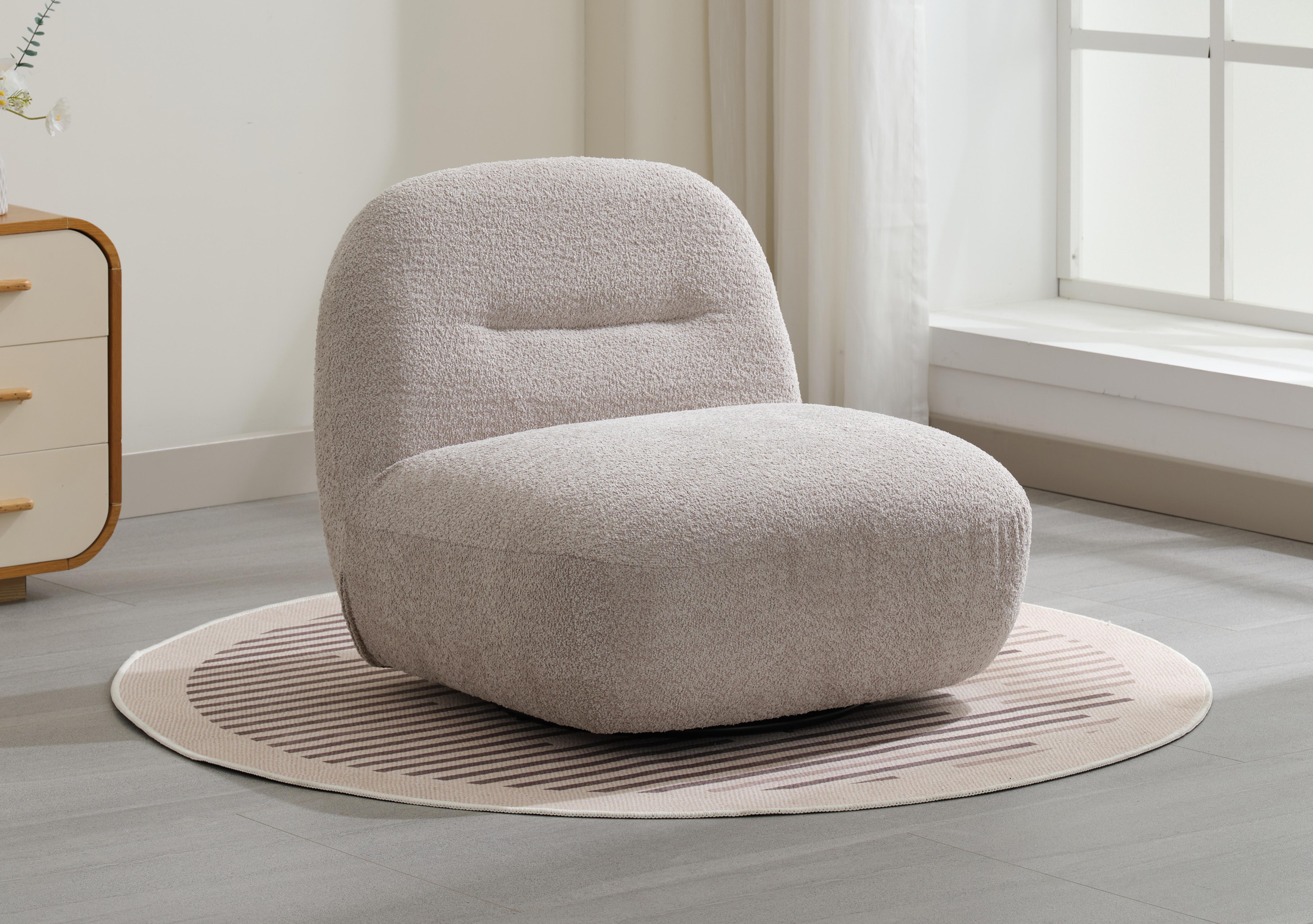 Bing Fabric Swivel Chair in  on Furniture Village
