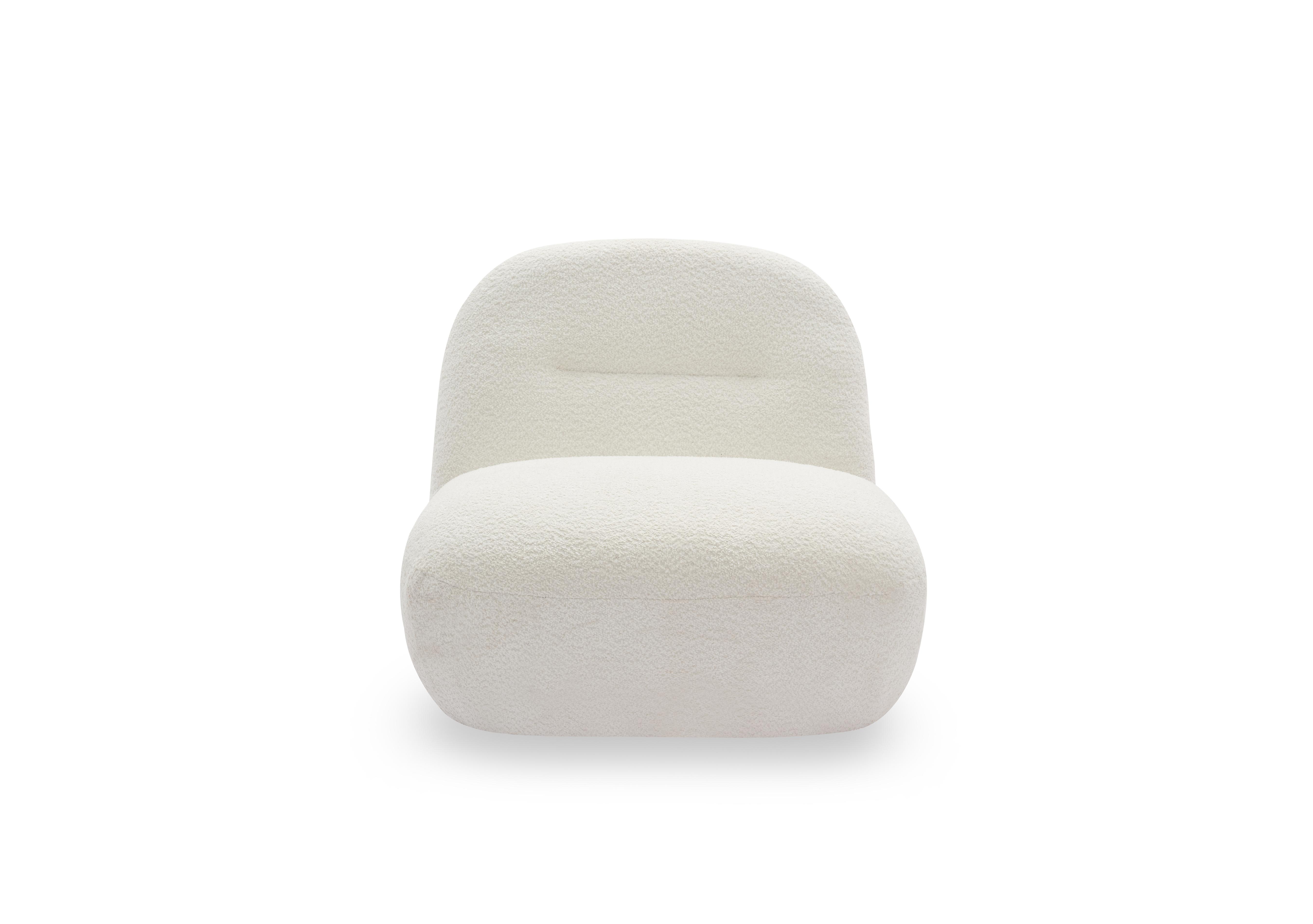 Bing Fabric Swivel Chair in Ice Cream on Furniture Village