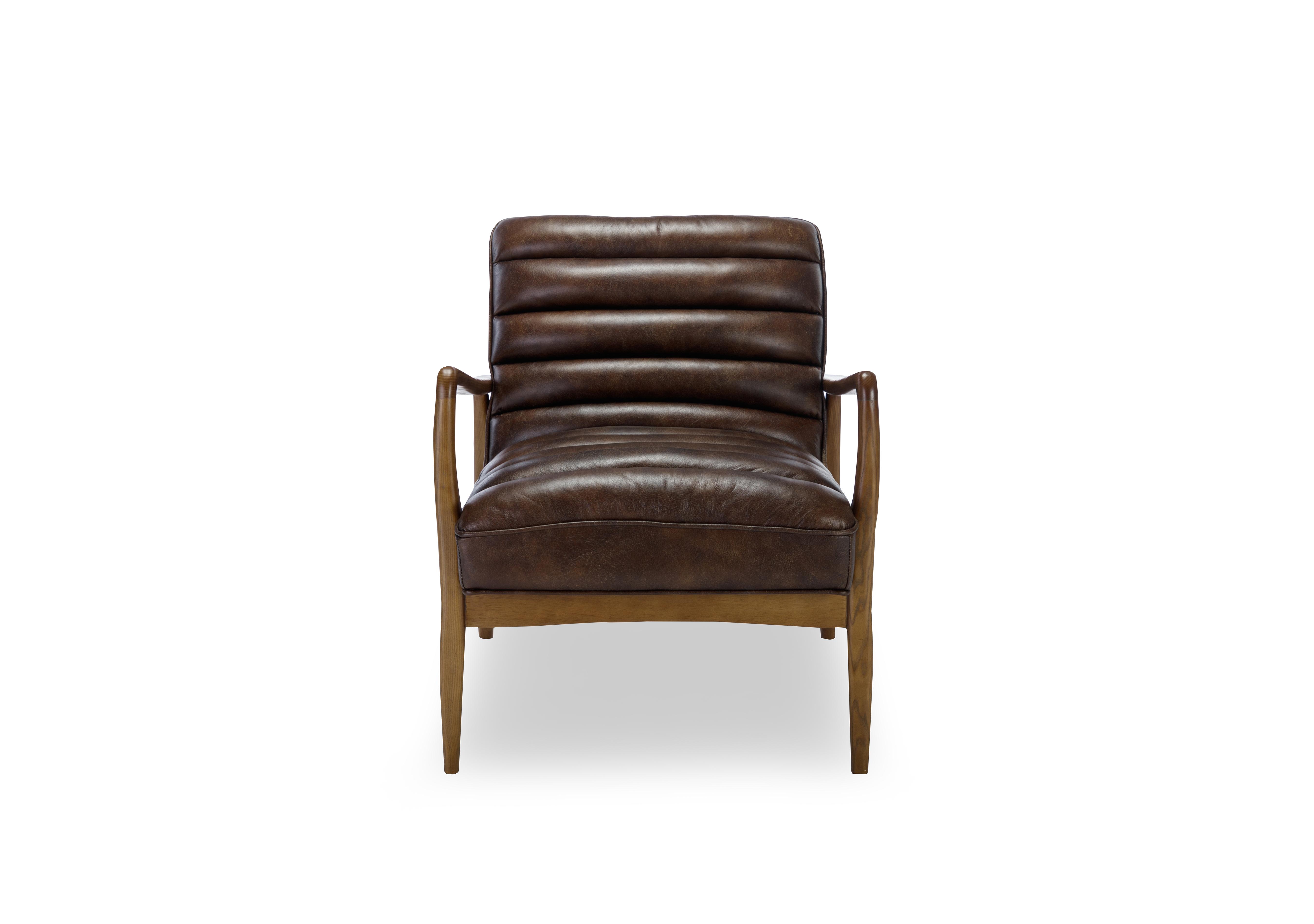 Director Leather Chair in Vintage Brown on Furniture Village