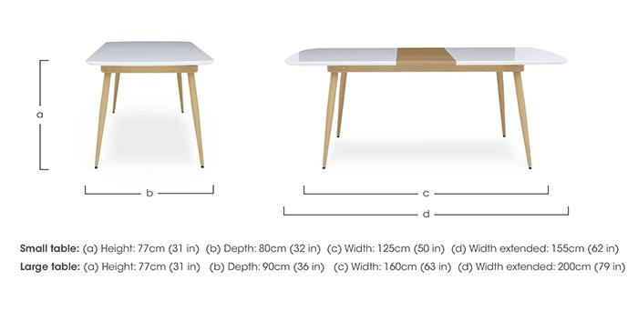 Jonah Extending Dining Table in  on Furniture Village