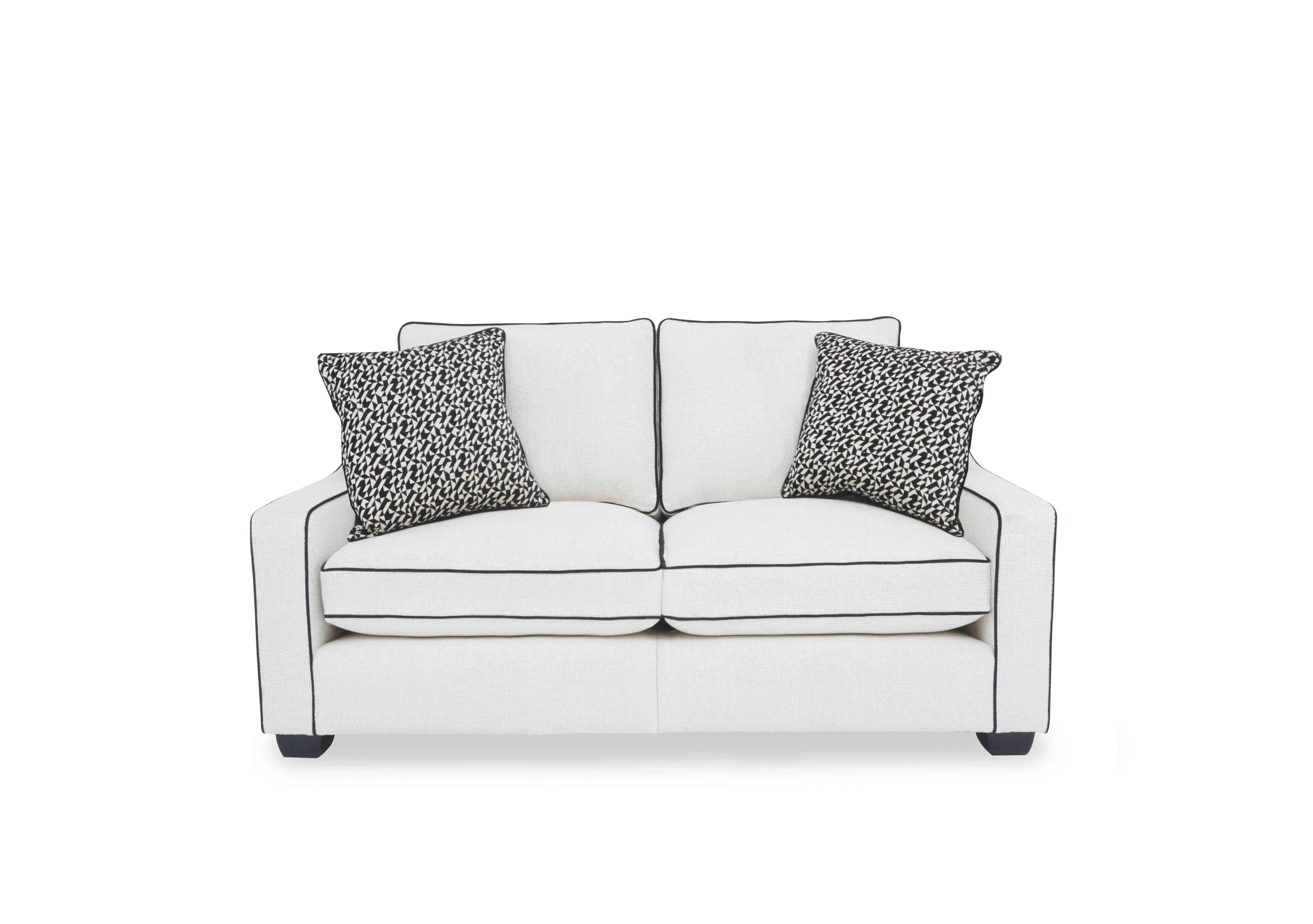 Celine 2 Seater Sofa in Tuzzi Ivory Mchrome Scat Eb Cp on Furniture Village