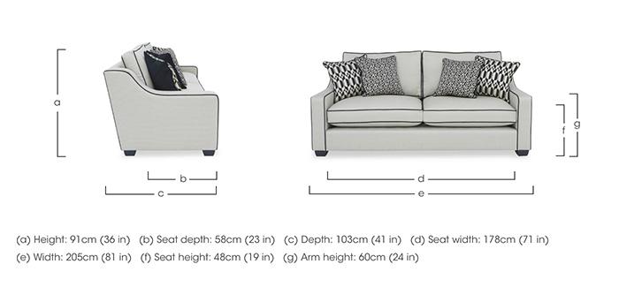 Celine 3 Seater Sofa in  on Furniture Village
