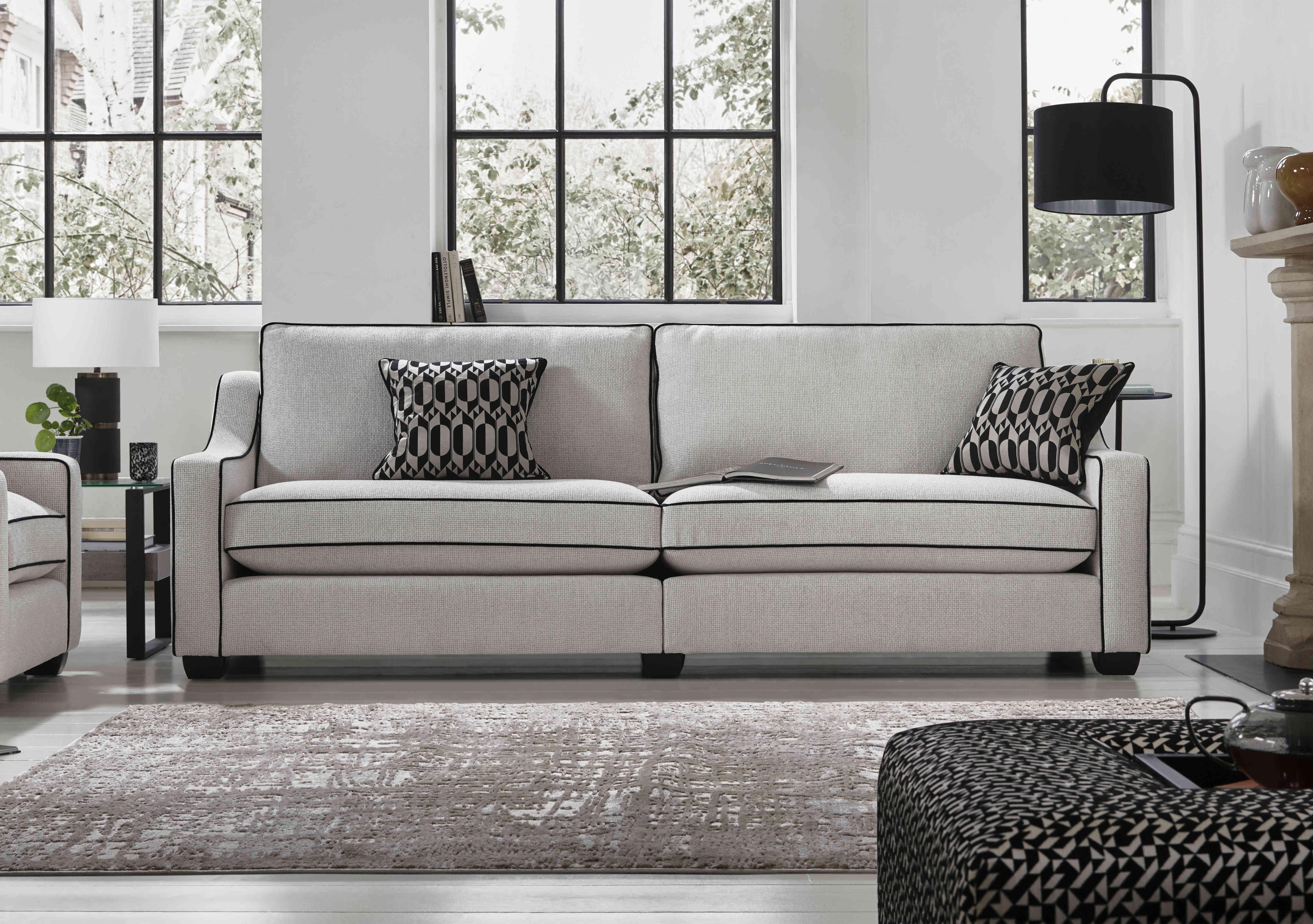 Celine 4 Seater Split Frame Sofa in  on Furniture Village