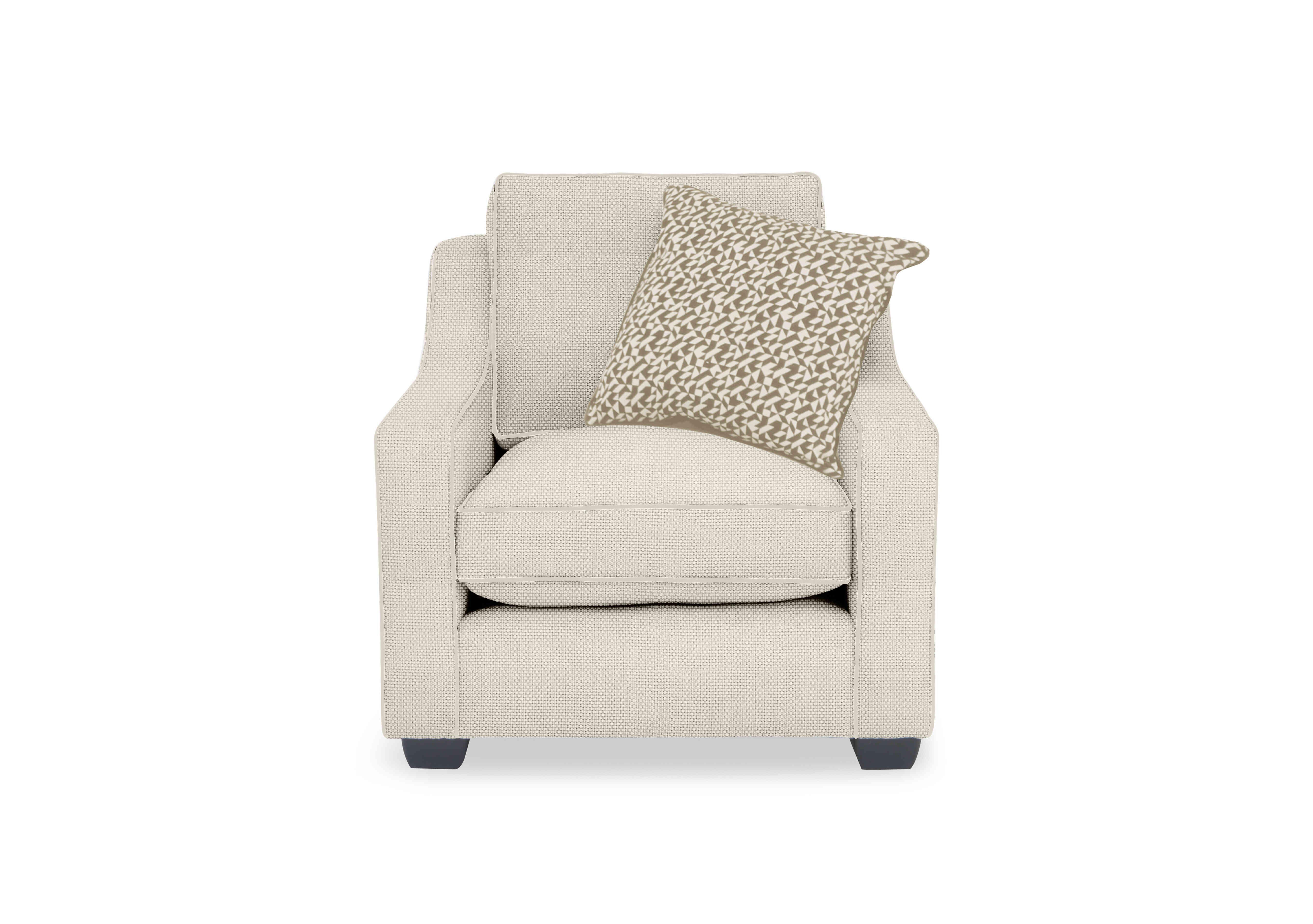 Celine Armchair in Dice Natural Eb Sp on Furniture Village