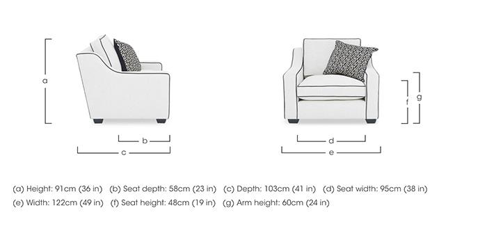 Celine Snuggler in  on Furniture Village