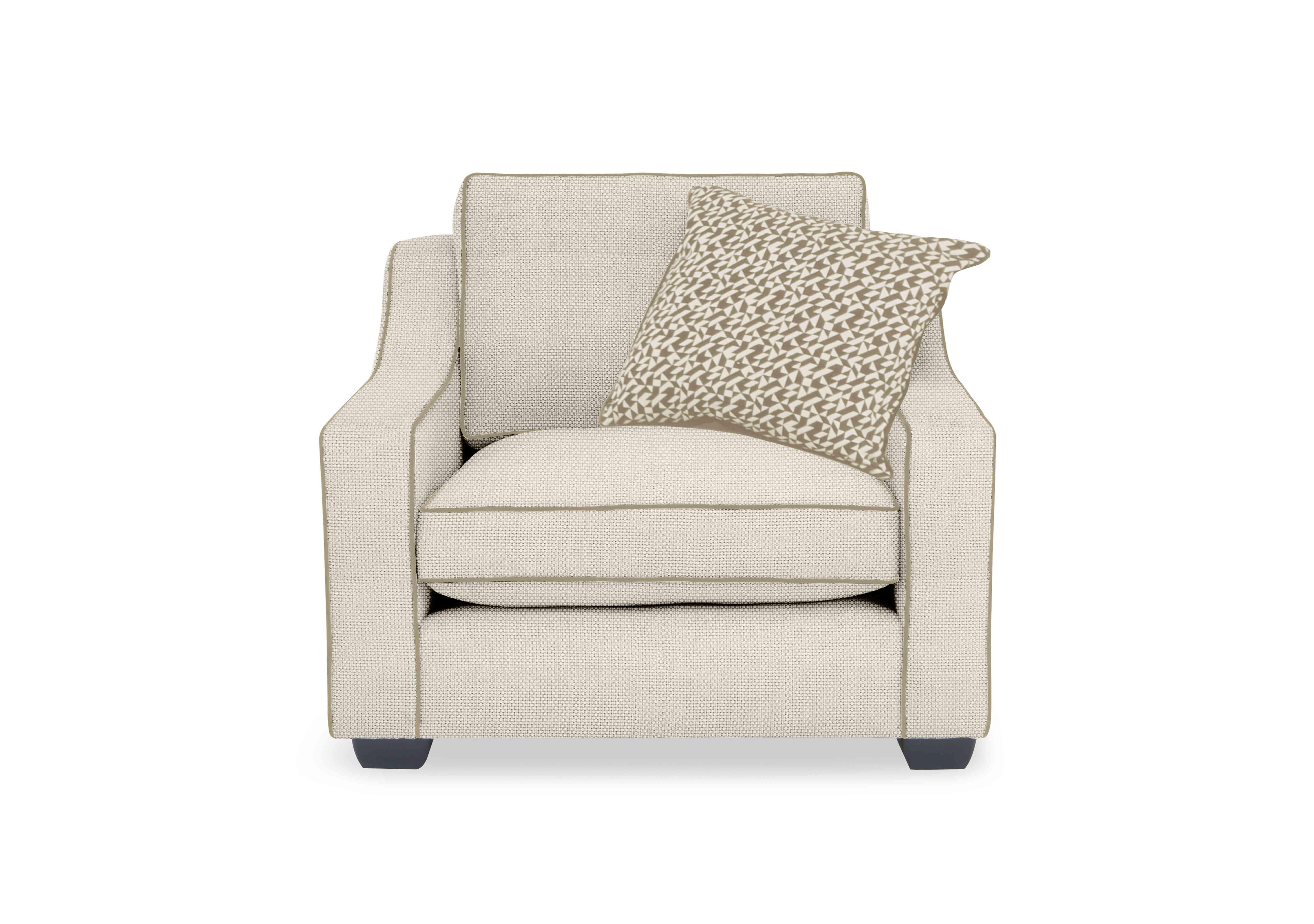 Celine Snuggler in Dice Natural Eb Cp on Furniture Village