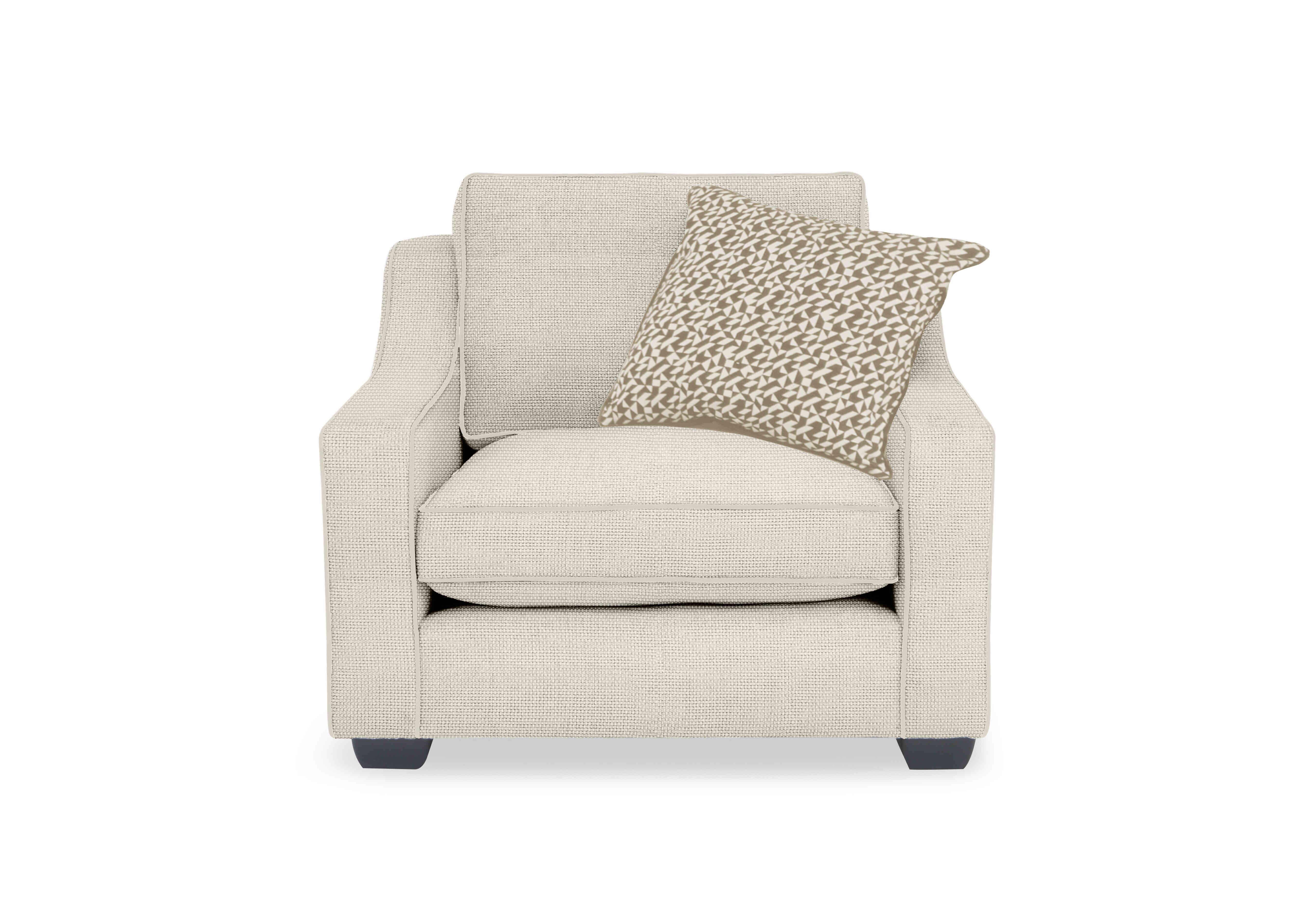 Celine Snuggler in Dice Natural Eb Sp on Furniture Village