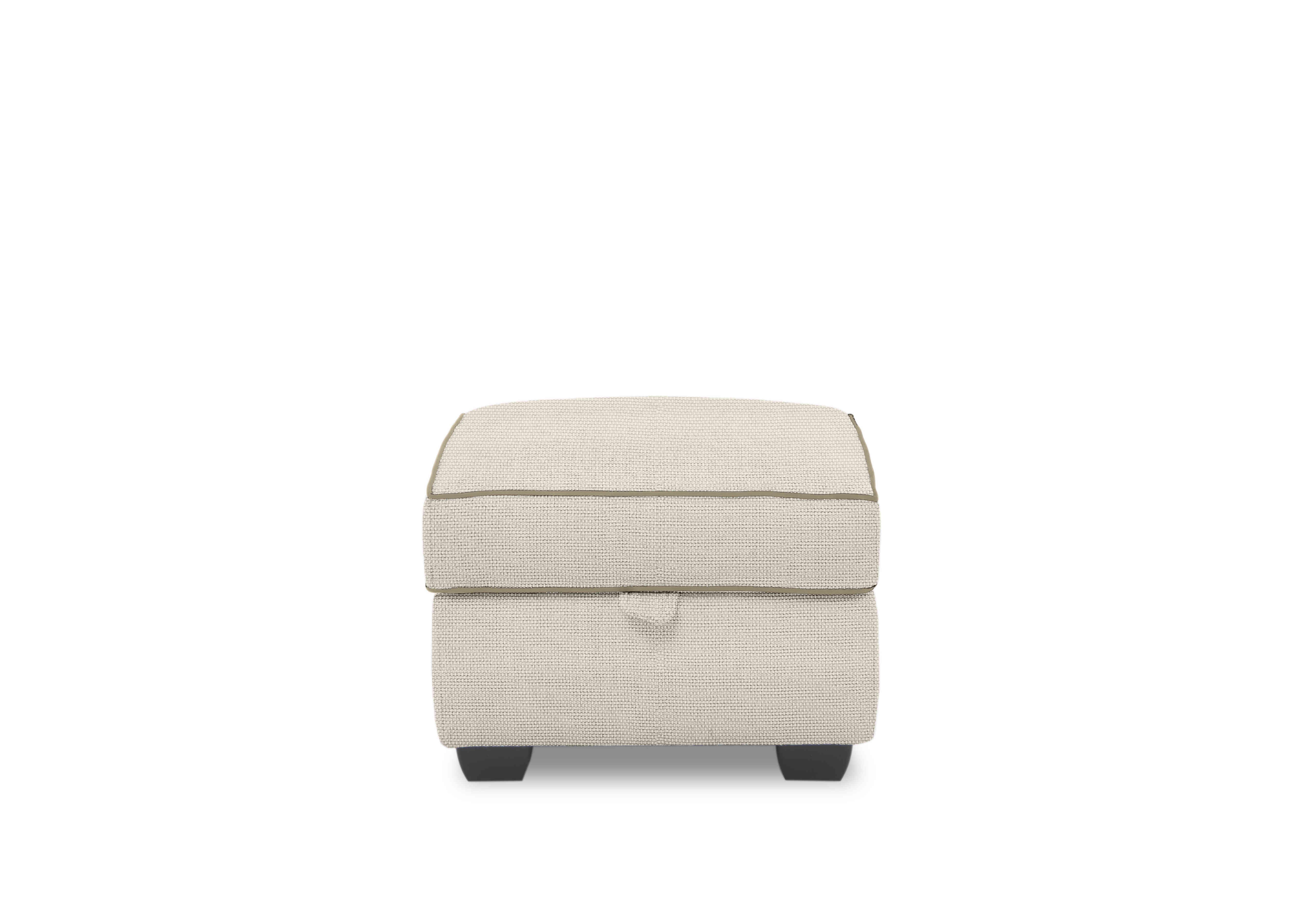 Celine Storage Footstool in Dice Natural Eb Cp on Furniture Village