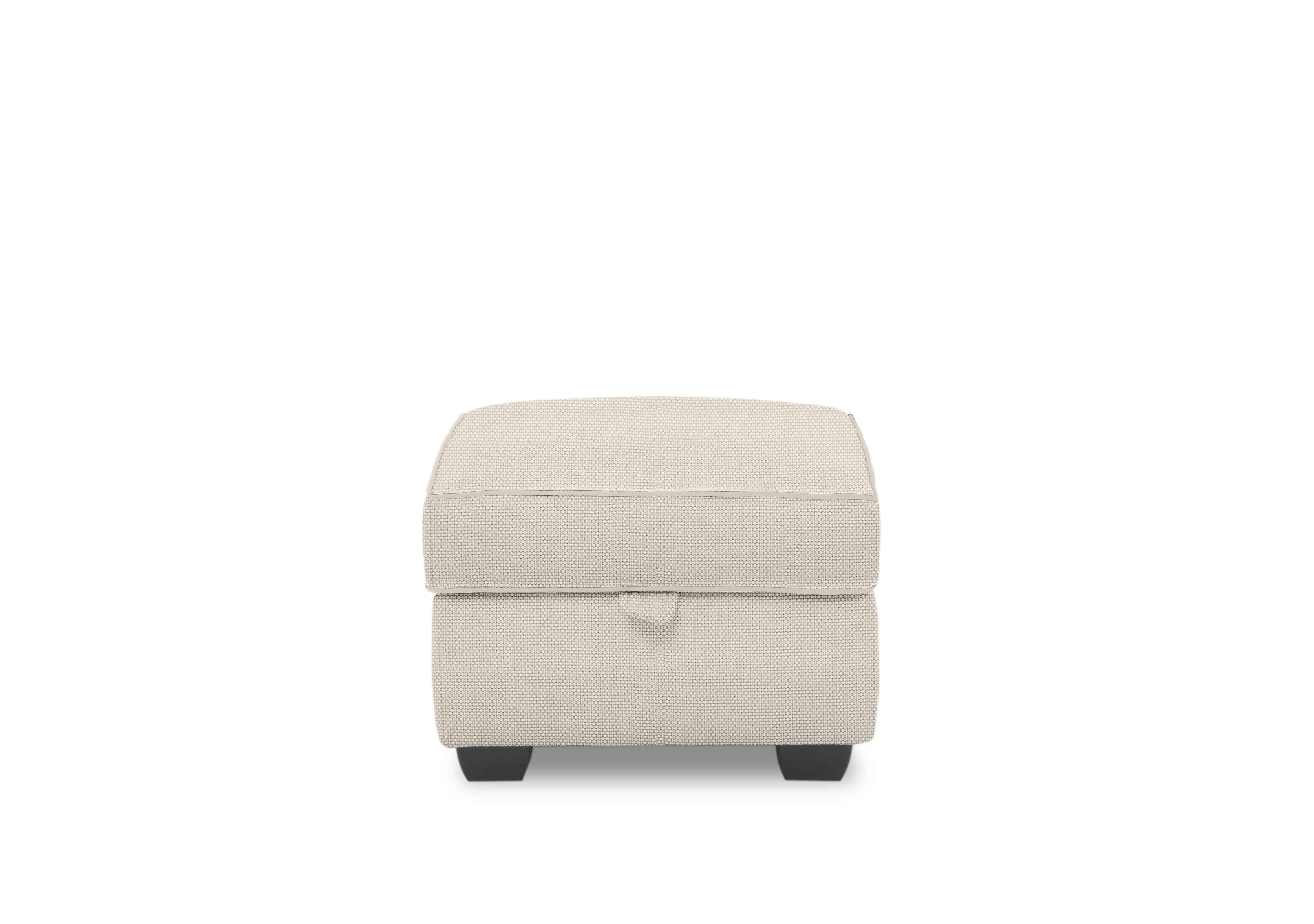 Celine Storage Footstool in Dice Natural Eb Sp on Furniture Village