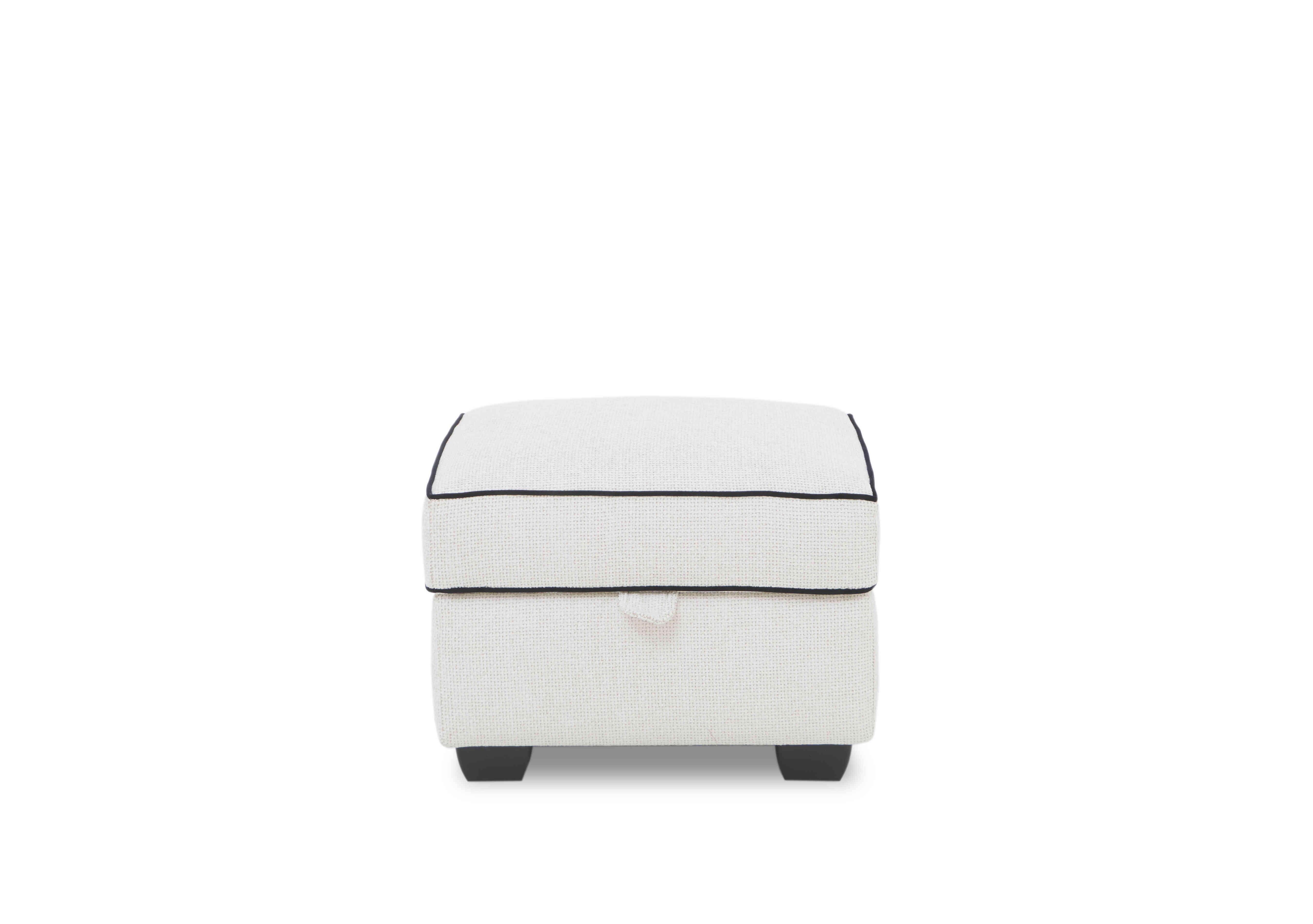 Celine Storage Footstool in Tuzzi Ivory Eb Jp on Furniture Village