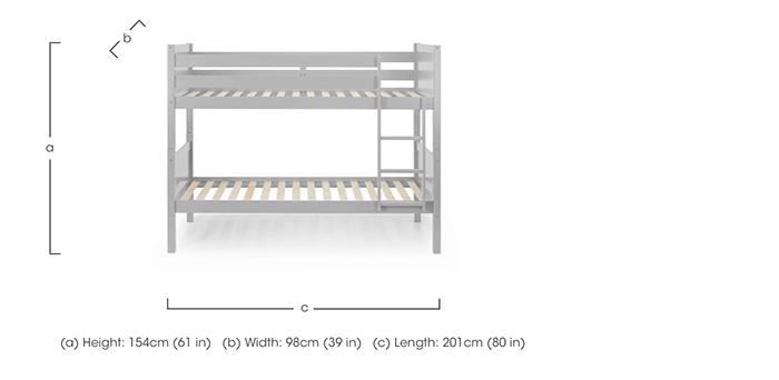 Elin Bunk Bed in  on Furniture Village