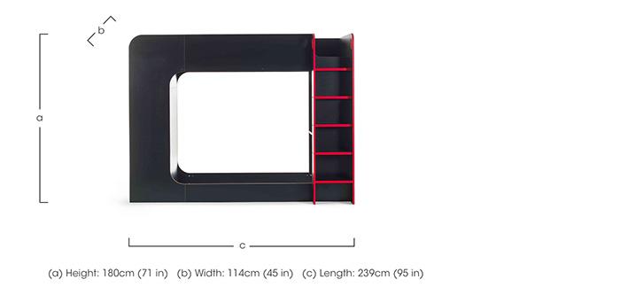 Kari Gaming Bunk Bed in  on Furniture Village