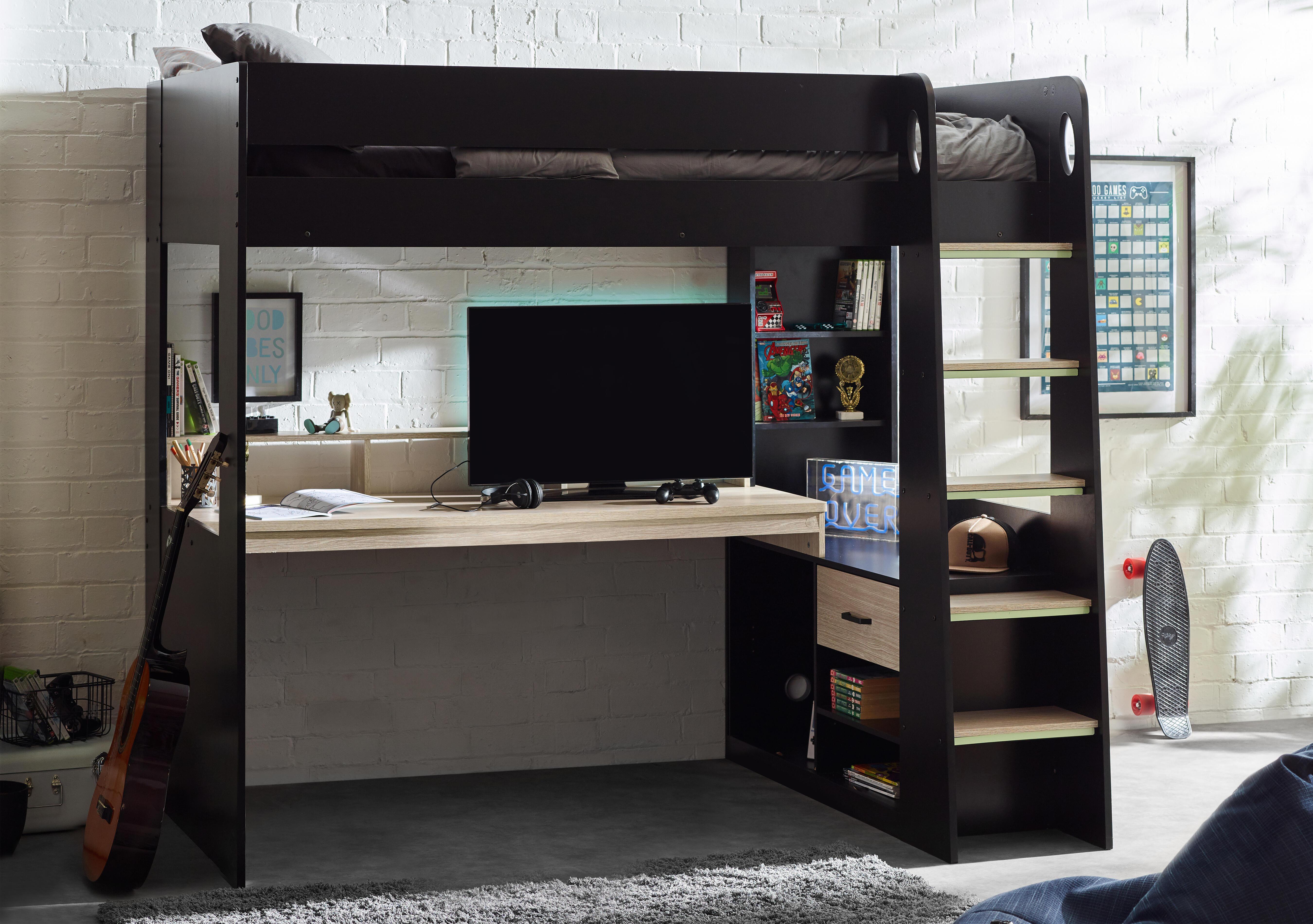 Nora Gaming High Sleeper in  on Furniture Village