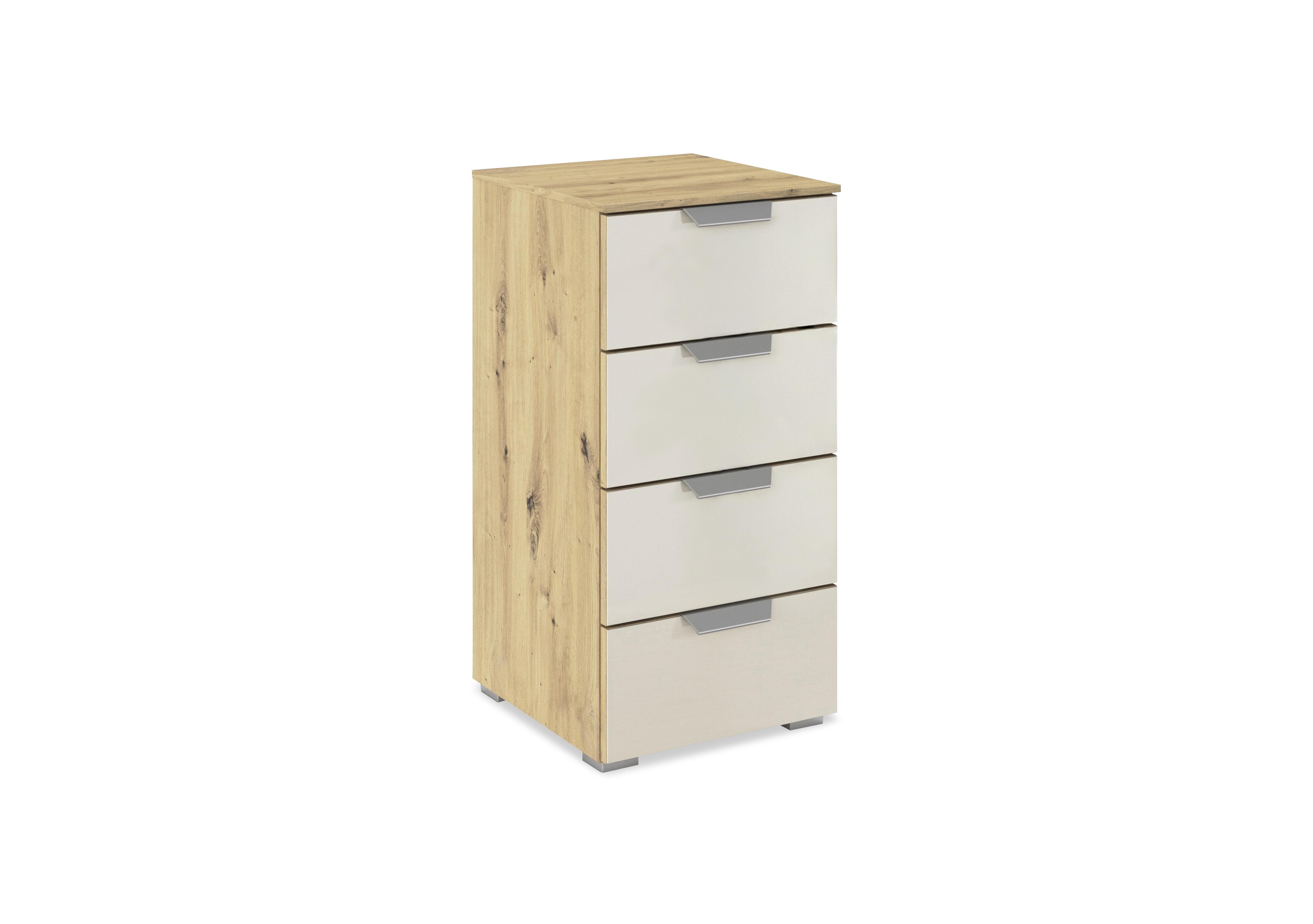 Freja 4 Drawer Glass Chest of Drawers in Ac38l Champagne Glass on Furniture Village