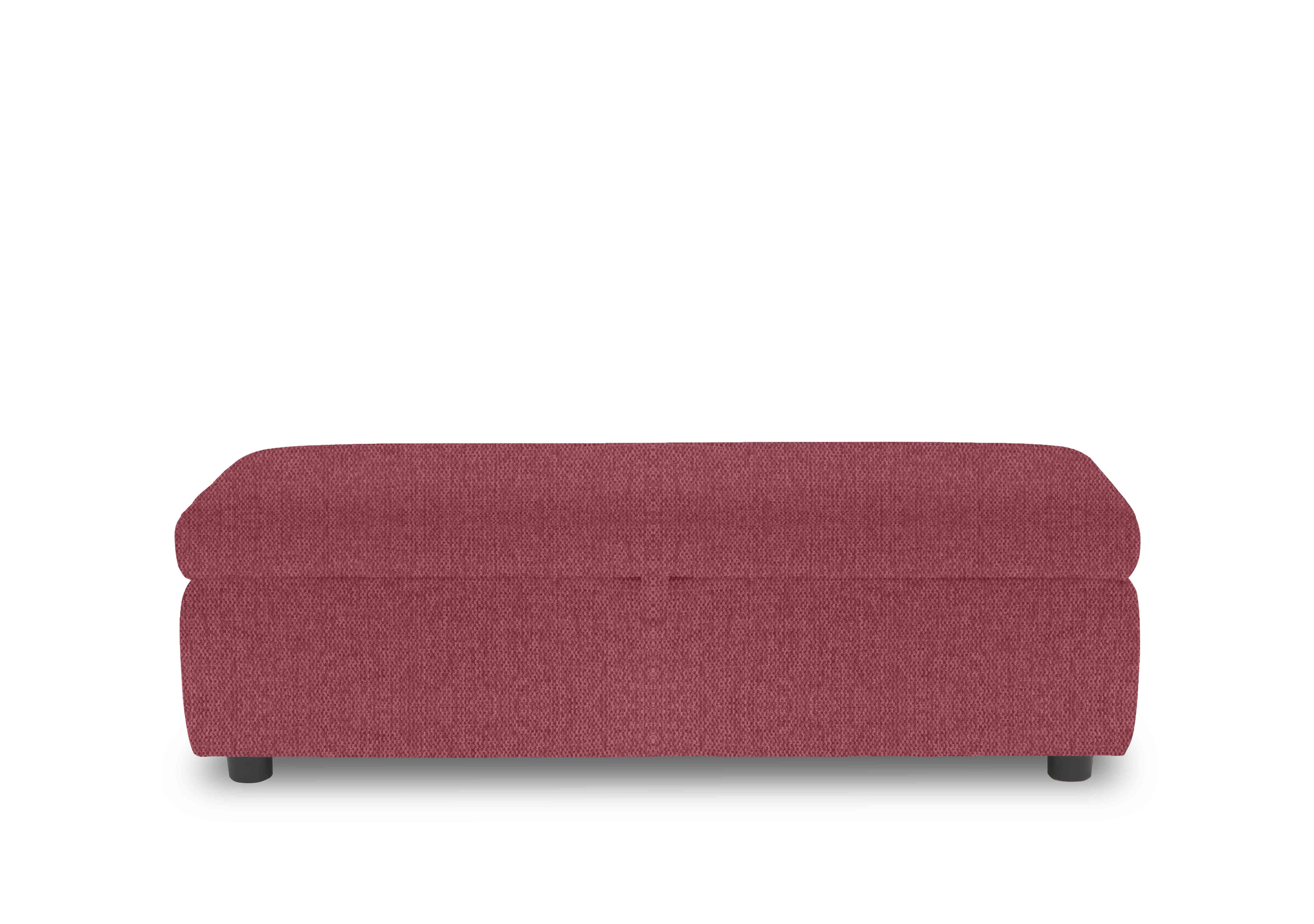 Stark 150cm Fabric Blanket Box in Fab-Blt-R29 Red on Furniture Village