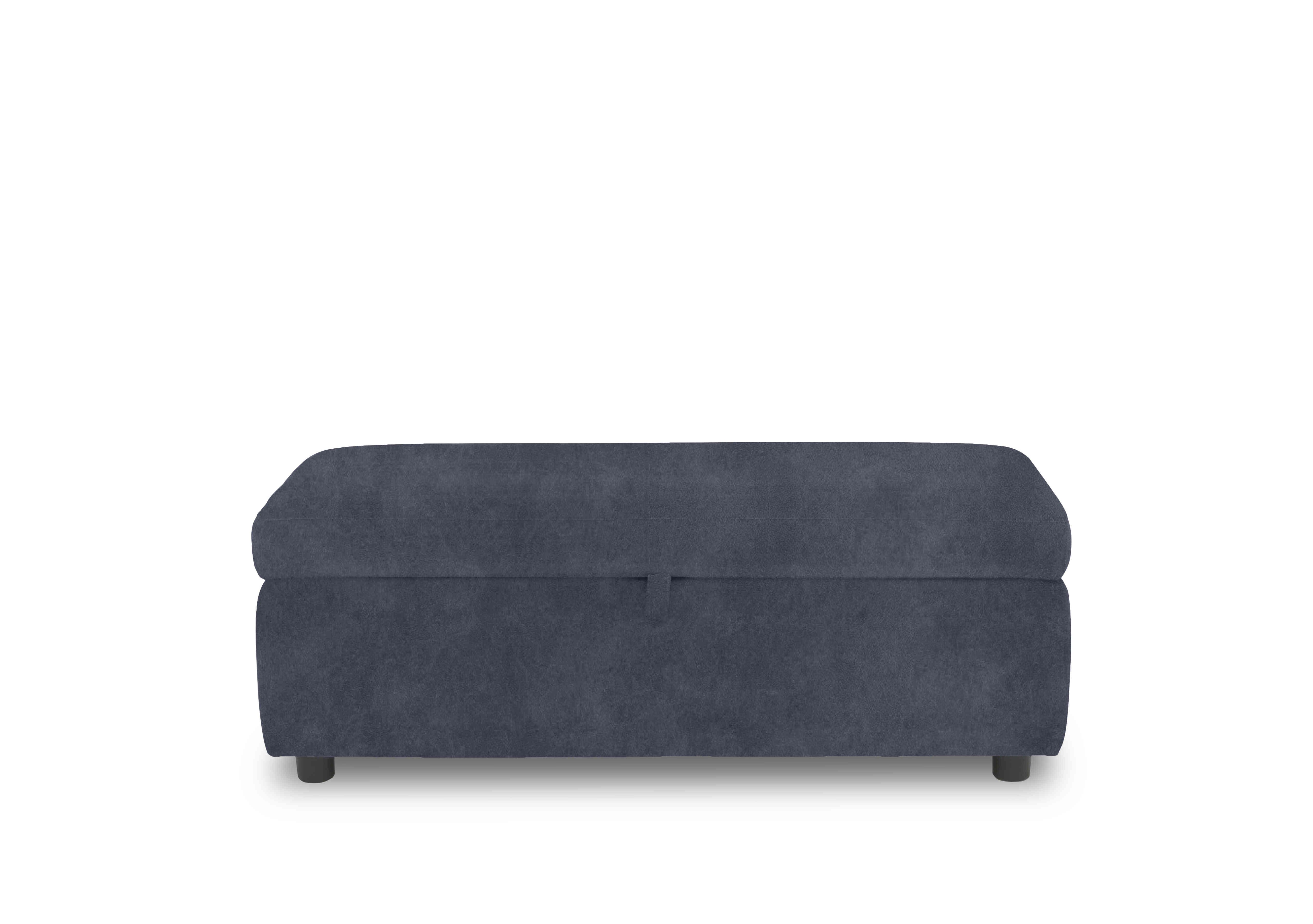 Stark 120cm Fabric Blanket Box in Bfa-Ori-R23 Blue on Furniture Village