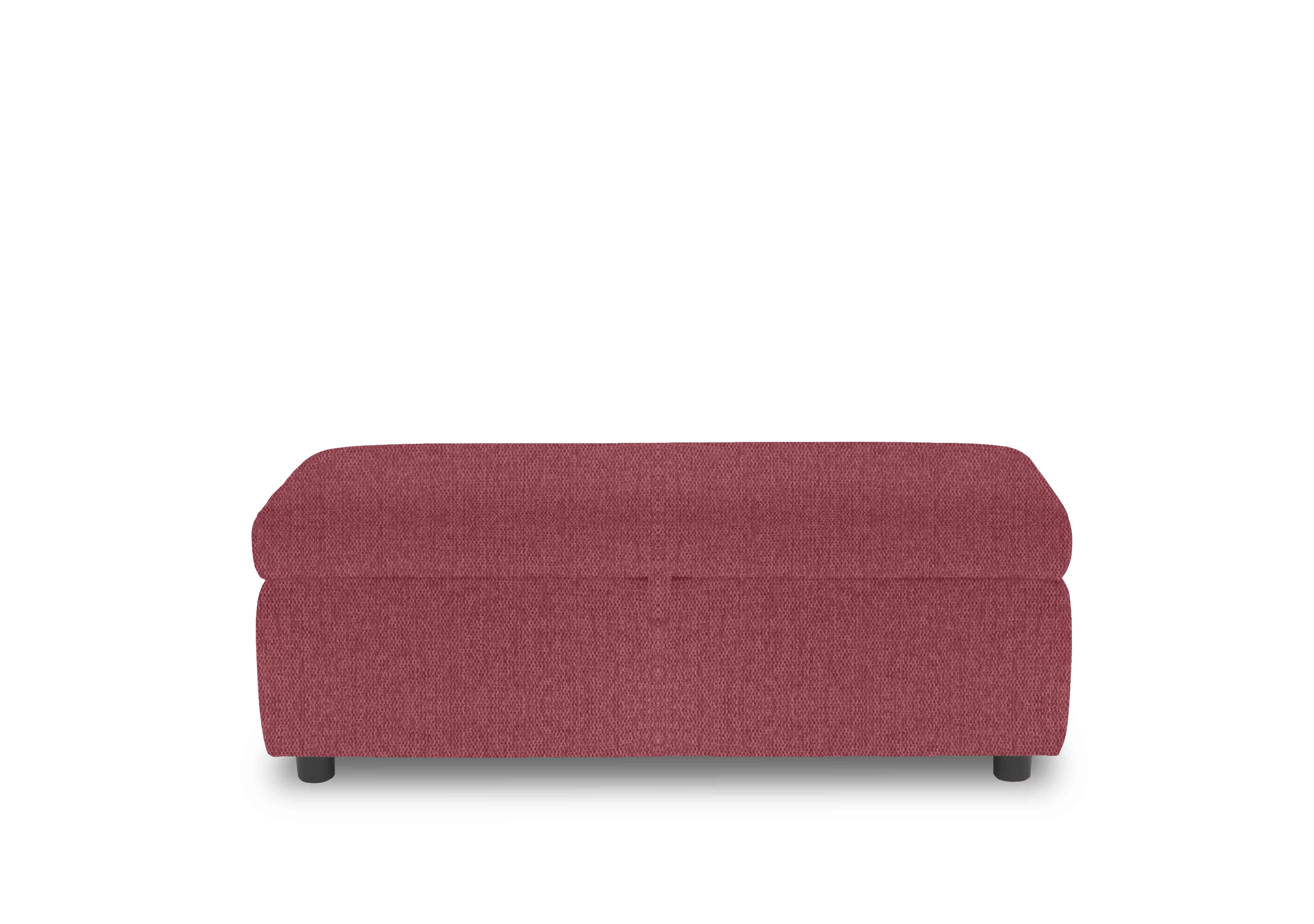 Stark 120cm Fabric Blanket Box in Fab-Blt-R29 Red on Furniture Village