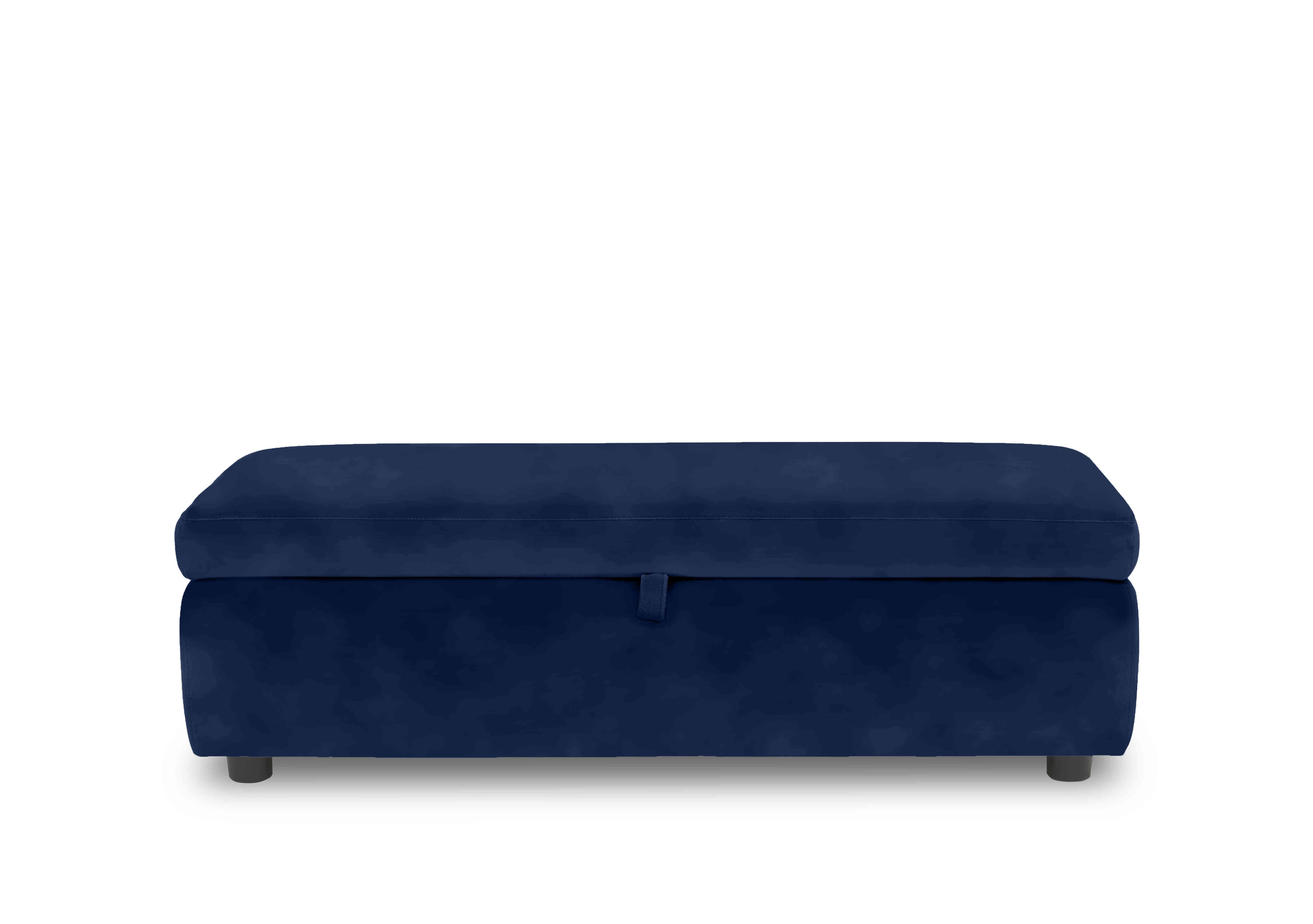 Tyrell 150cm Fabric Blanket Box in Fab-Meg-R28 Navy on Furniture Village