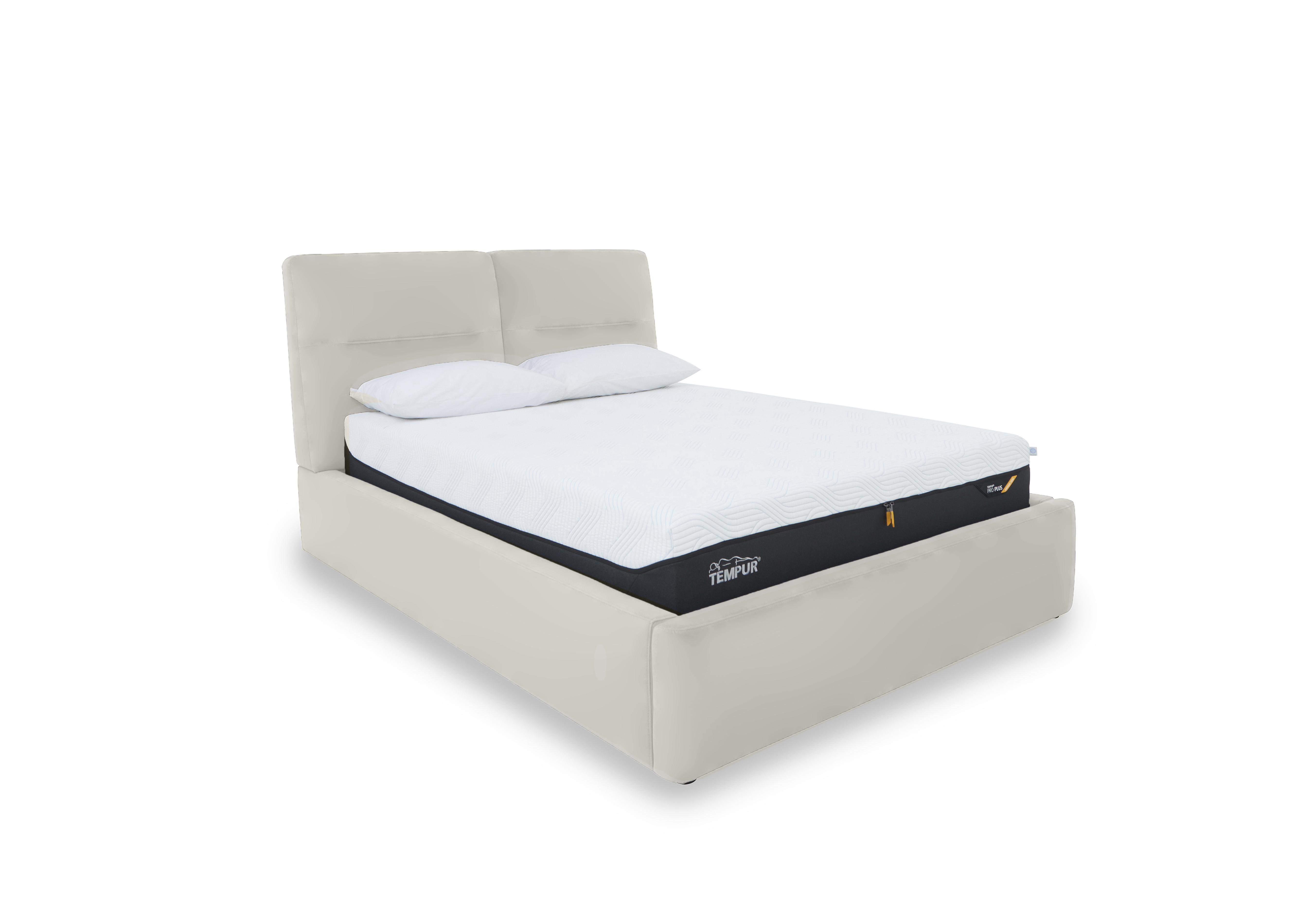 Stark Leather Manual Ottoman Bed Frame in  on Furniture Village