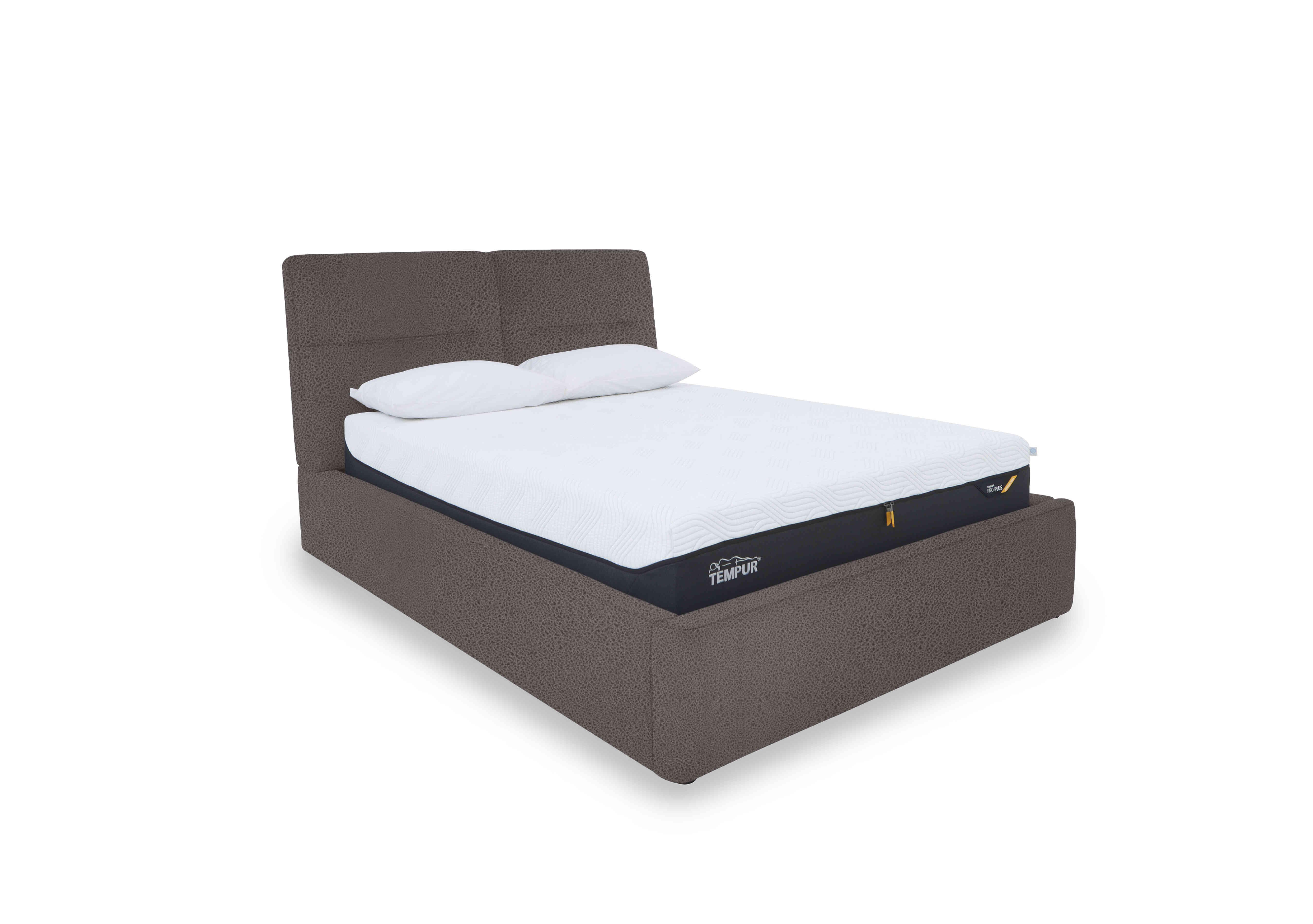 Stark Fabric Manual Ottoman Bed Frame in Bfa-Blj-R16 Grey on Furniture Village