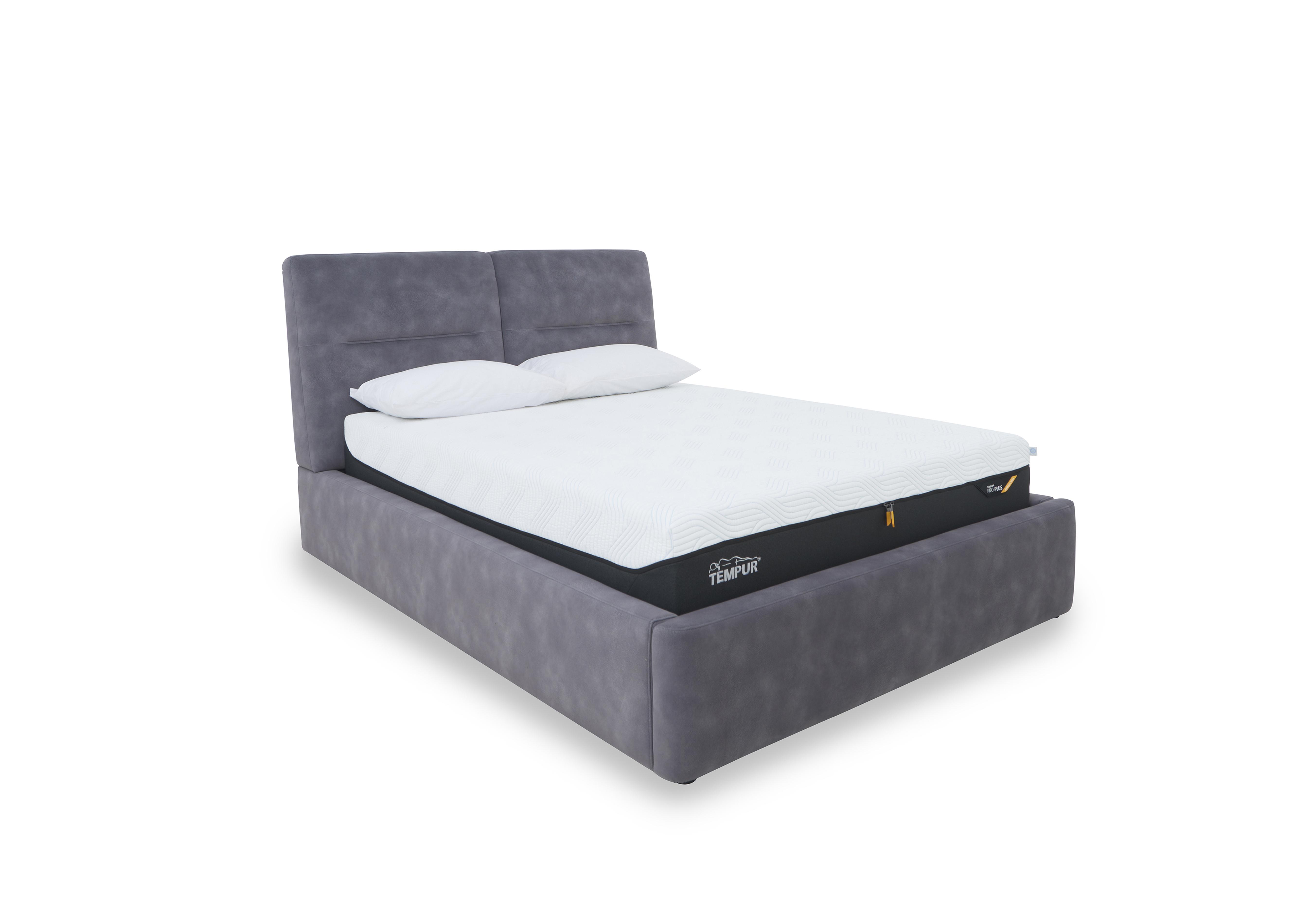 Stark Fabric Manual Ottoman Bed Frame in Sfa-Pey-R12 Elephant on Furniture Village