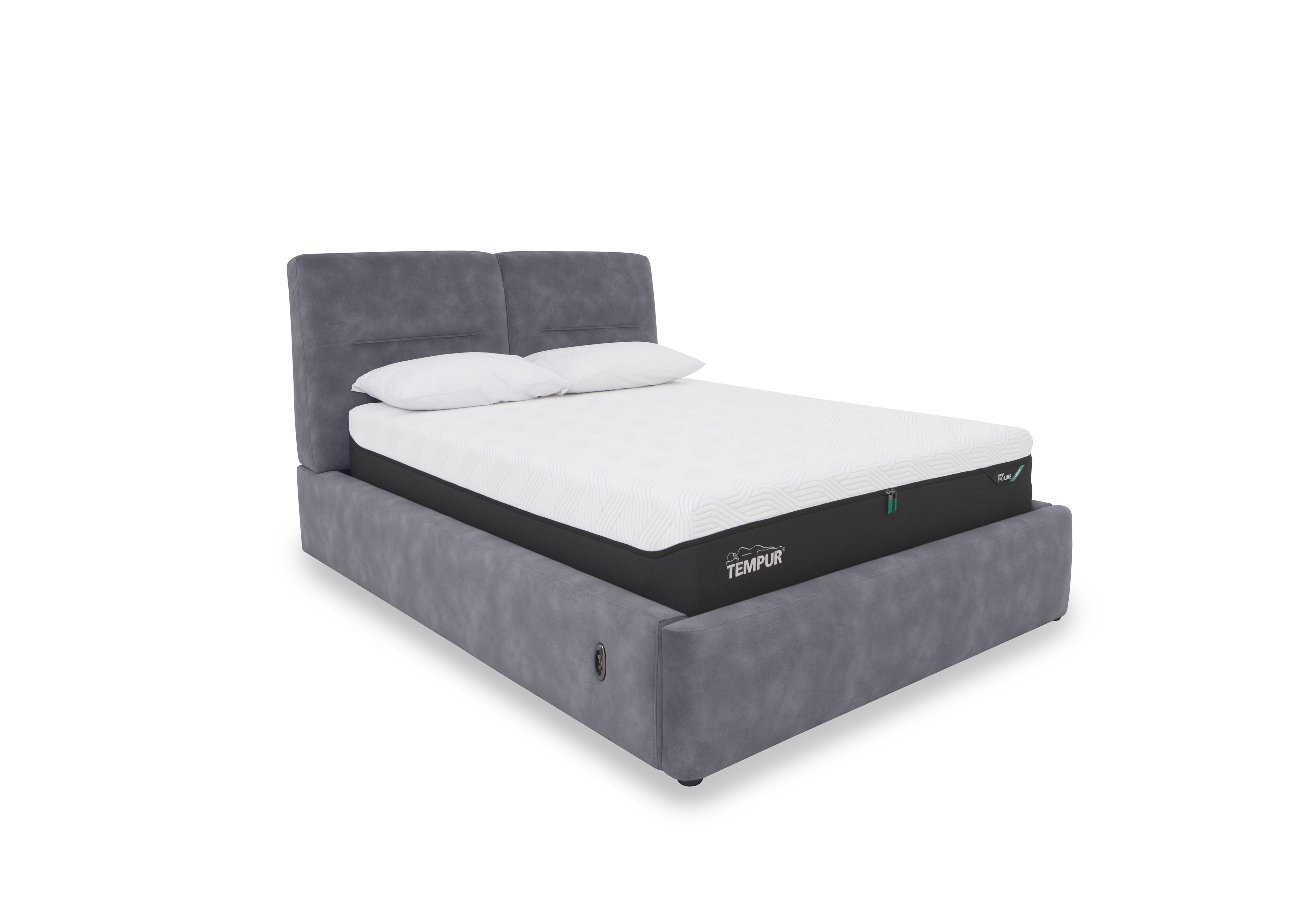 Stark Fabric Electric Ottoman Bed Frame in Sfa-Pey-R12 Elephant on Furniture Village