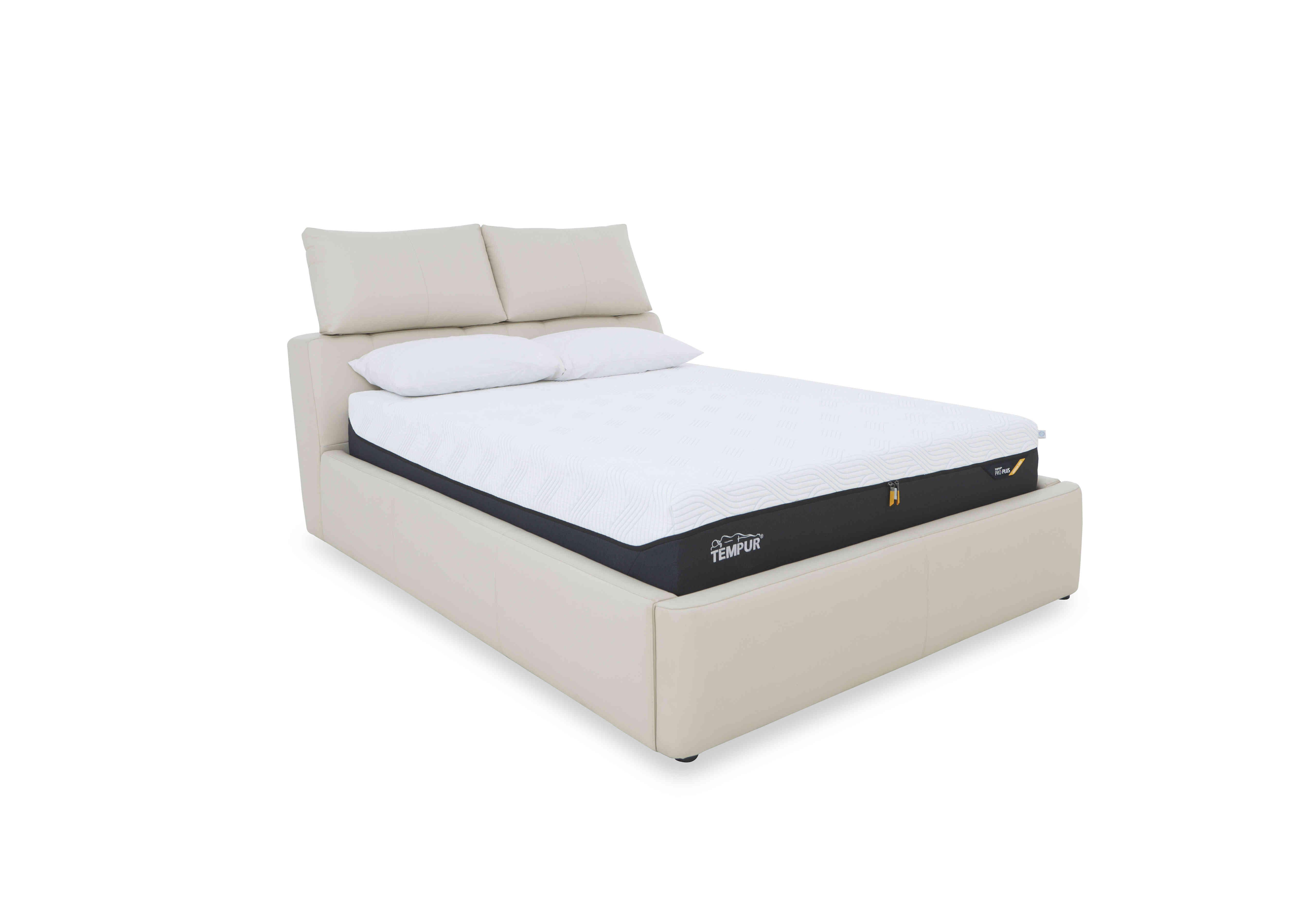 Tyrell Leather Manual Ottoman Bed Frame in  on Furniture Village