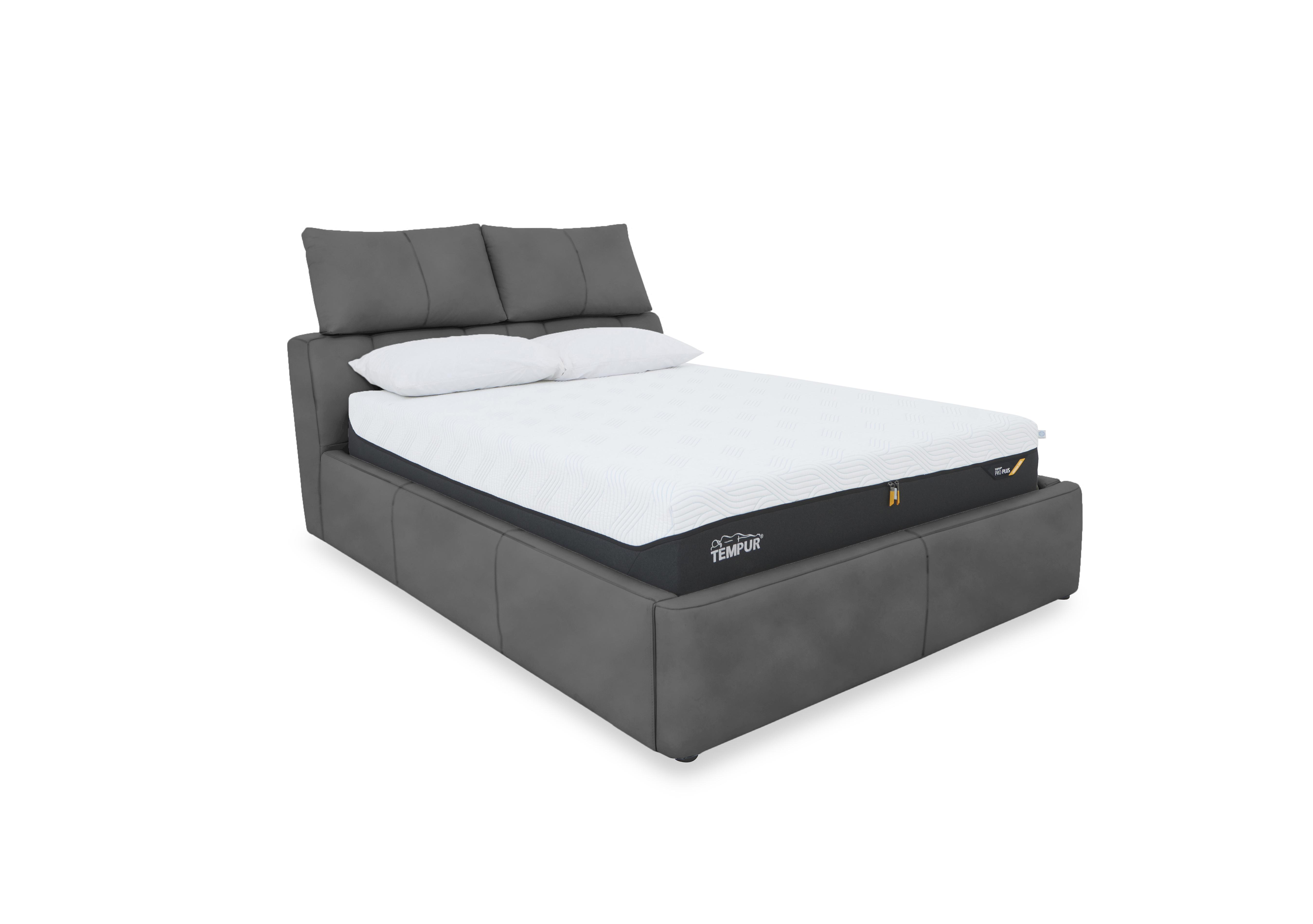 Tyrell Fabric Manual Ottoman Bed Frame in Bfa-Bey-R19 Graphite on Furniture Village
