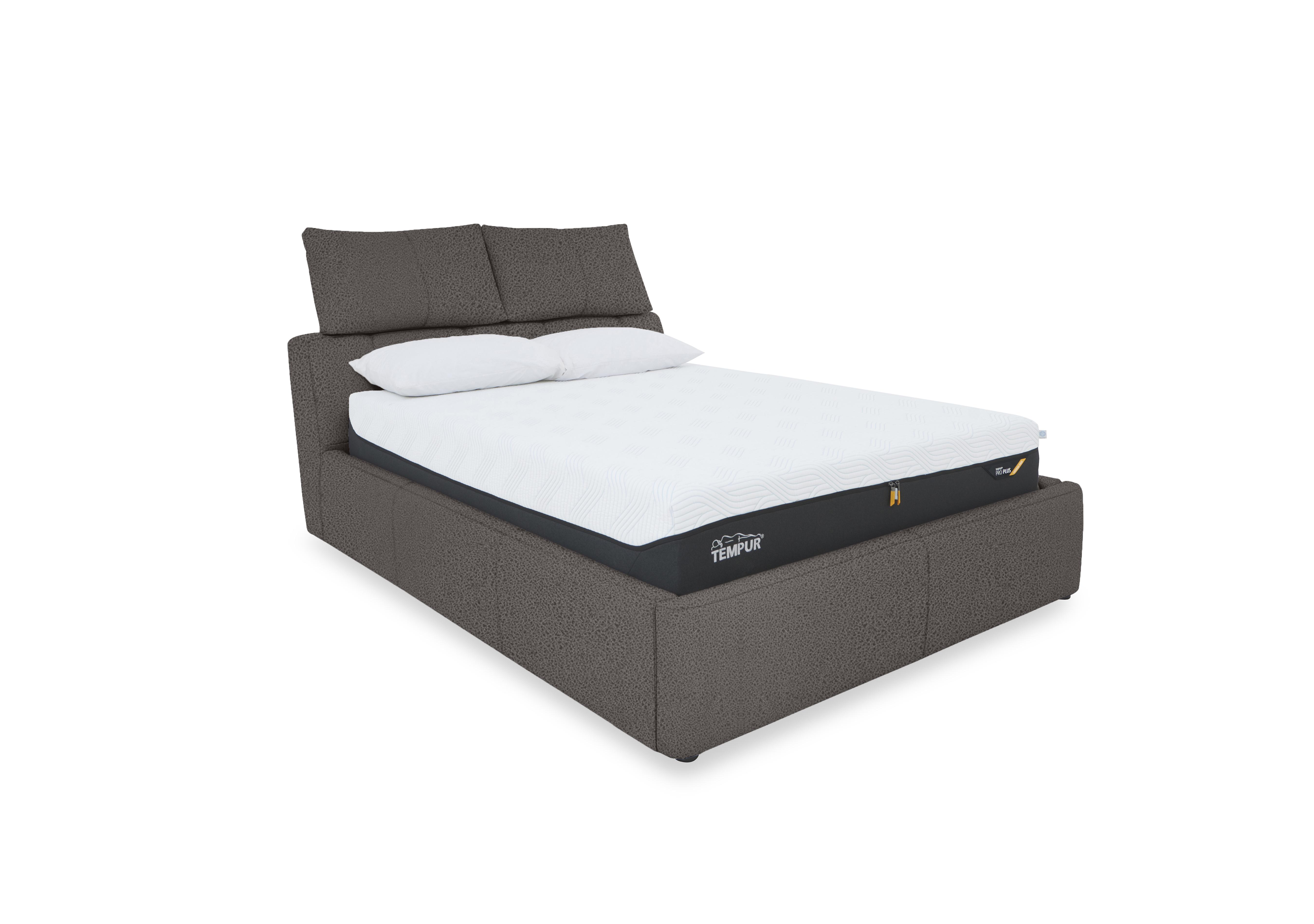 Tyrell Fabric Manual Ottoman Bed Frame in Bfa-Blj-R16 Grey on Furniture Village