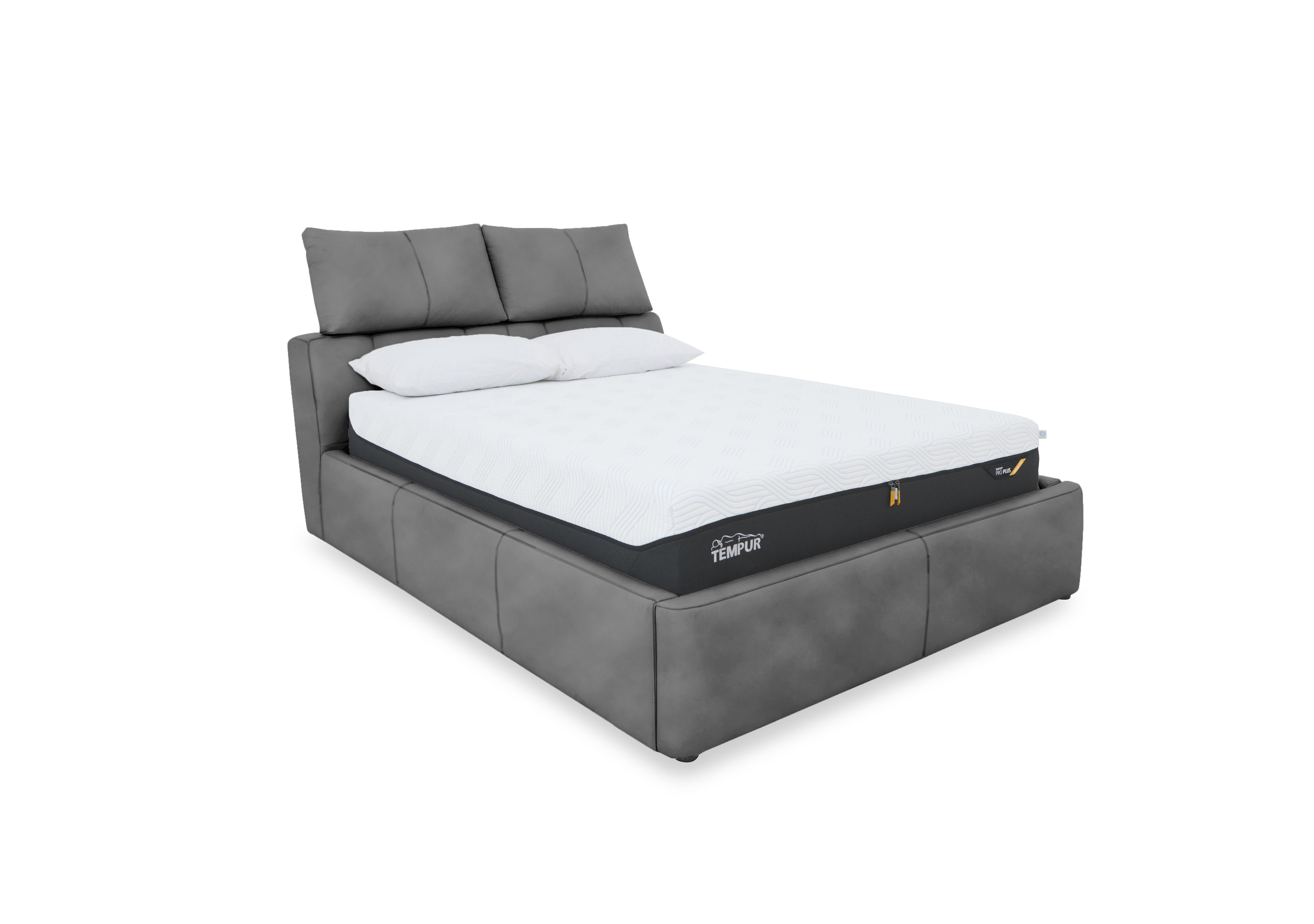 Tyrell Fabric Manual Ottoman Bed Frame in Sfa-Pey-R09 Dove on Furniture Village