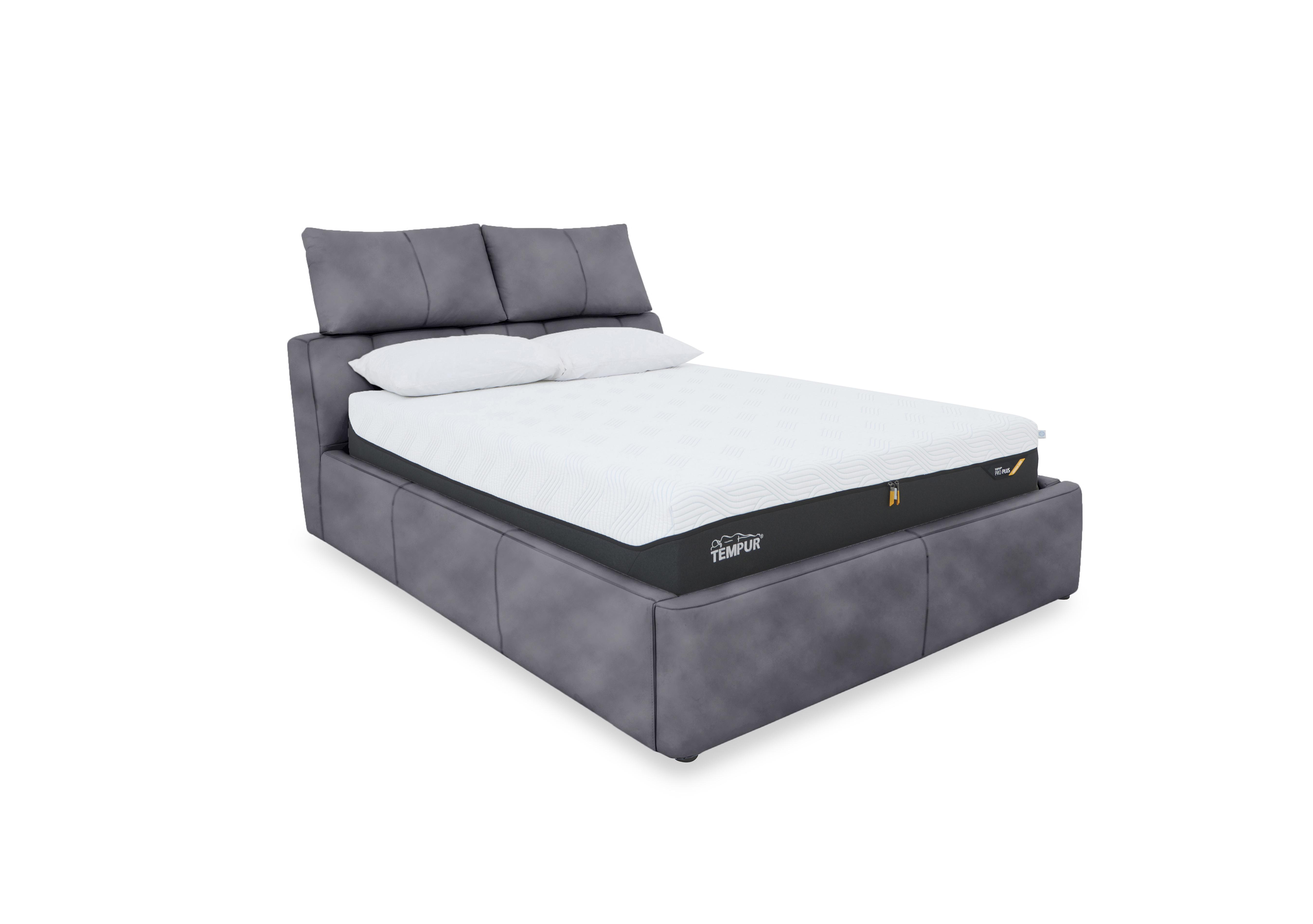 Tyrell Fabric Manual Ottoman Bed Frame in Sfa-Pey-R12 Elephant on Furniture Village