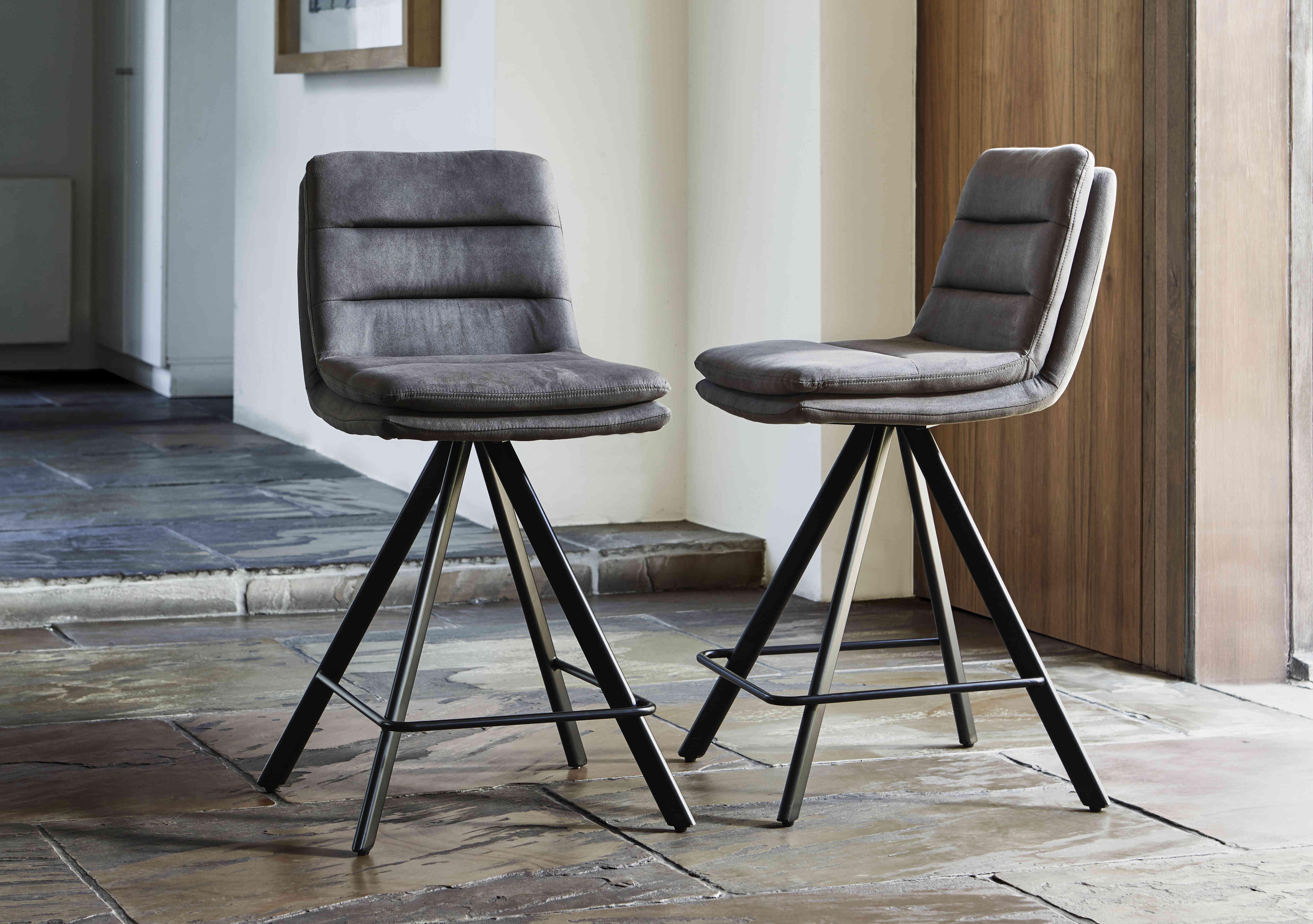 Njord Pair of Bar Stools in  on Furniture Village