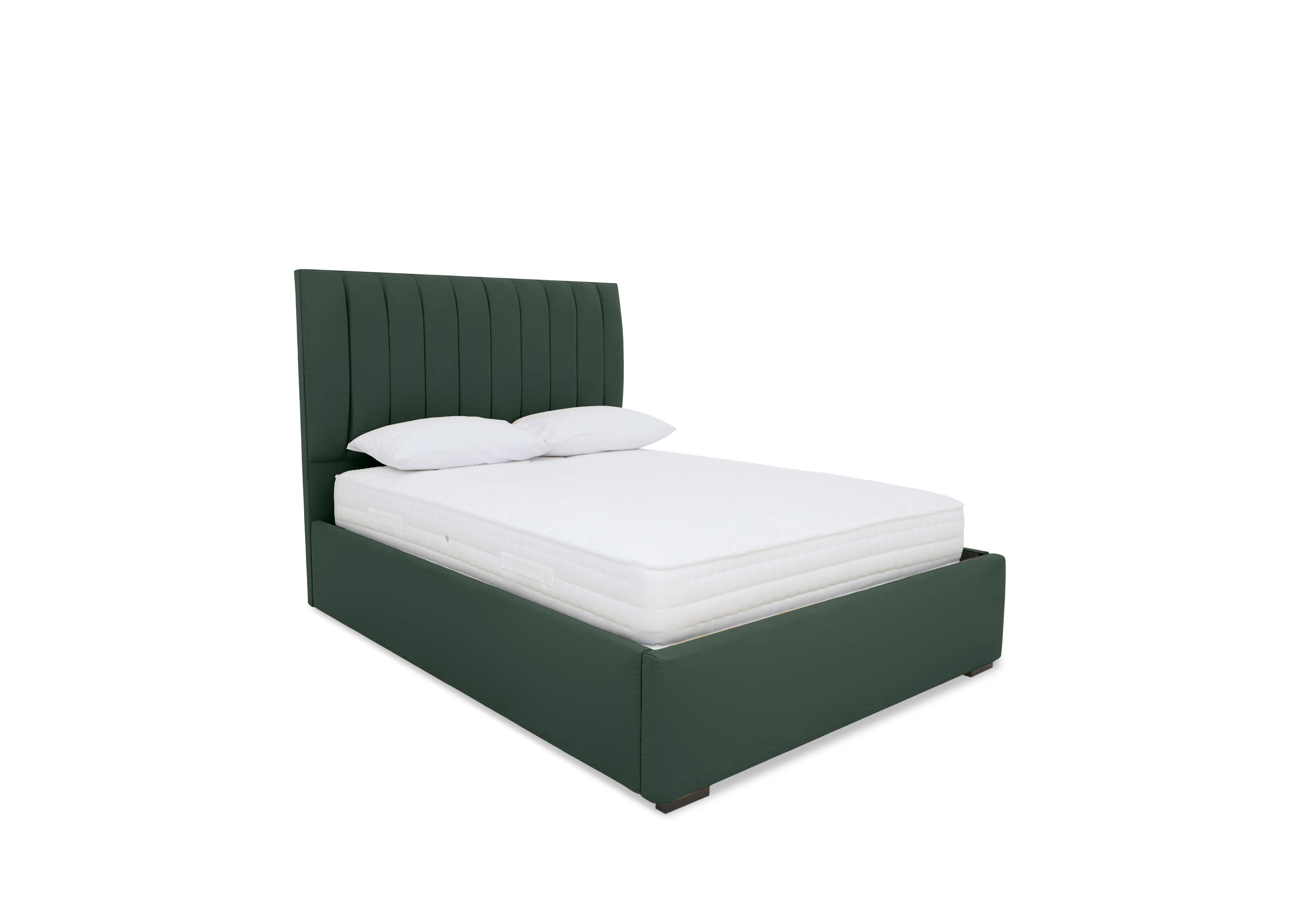 Dickens Electric Ottoman Bed Frame in Plush Emerald on Furniture Village