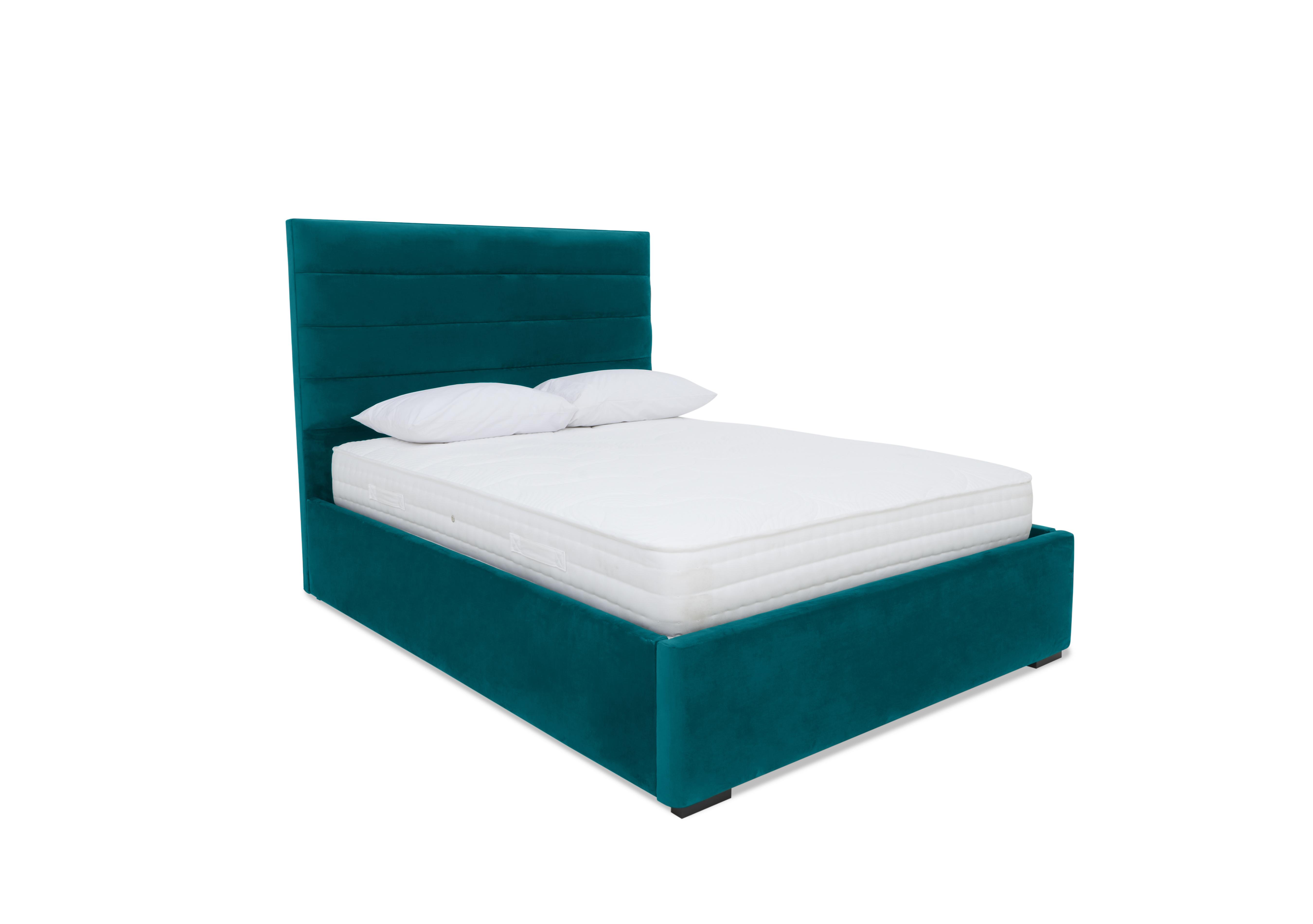 Horizon Electric Ottoman Bed Frame in Plush Atlantic on Furniture Village