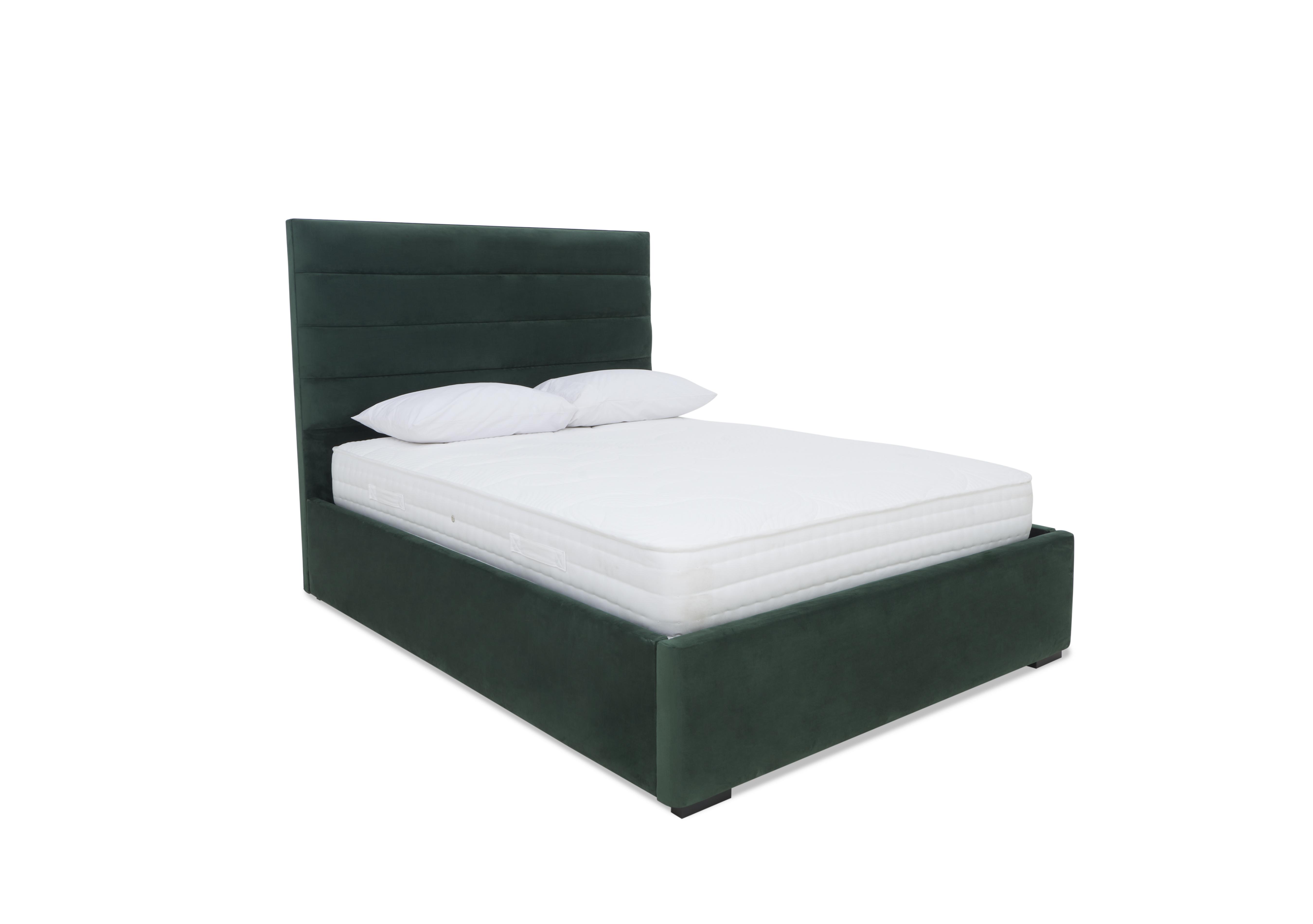 Horizon Electric Ottoman Bed Frame in Plush Emerald on Furniture Village