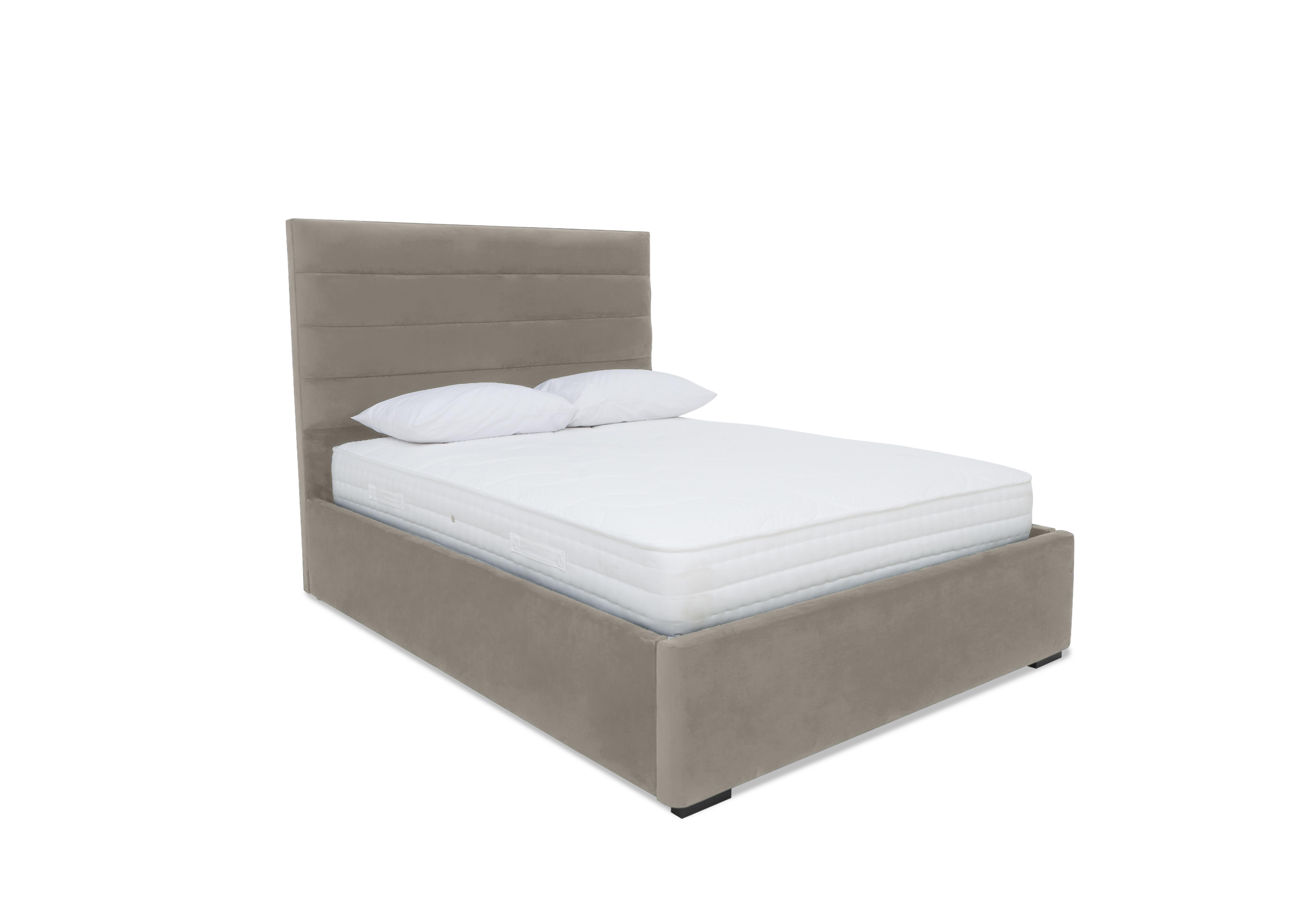 Horizon Electric Ottoman Bed Frame in Plush Mole on Furniture Village