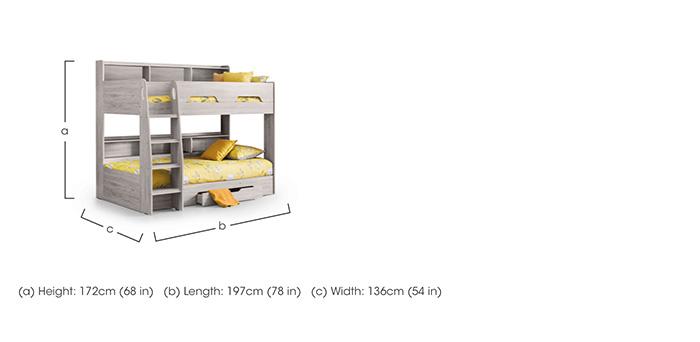 Bjorn Bunk Bed with Storage in  on Furniture Village