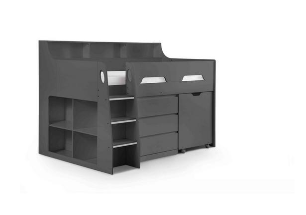 Bjorn Mid Sleeper with Desk and Storage
