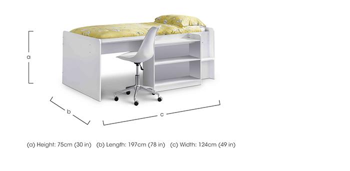 Alva Mid Sleeper in  on Furniture Village