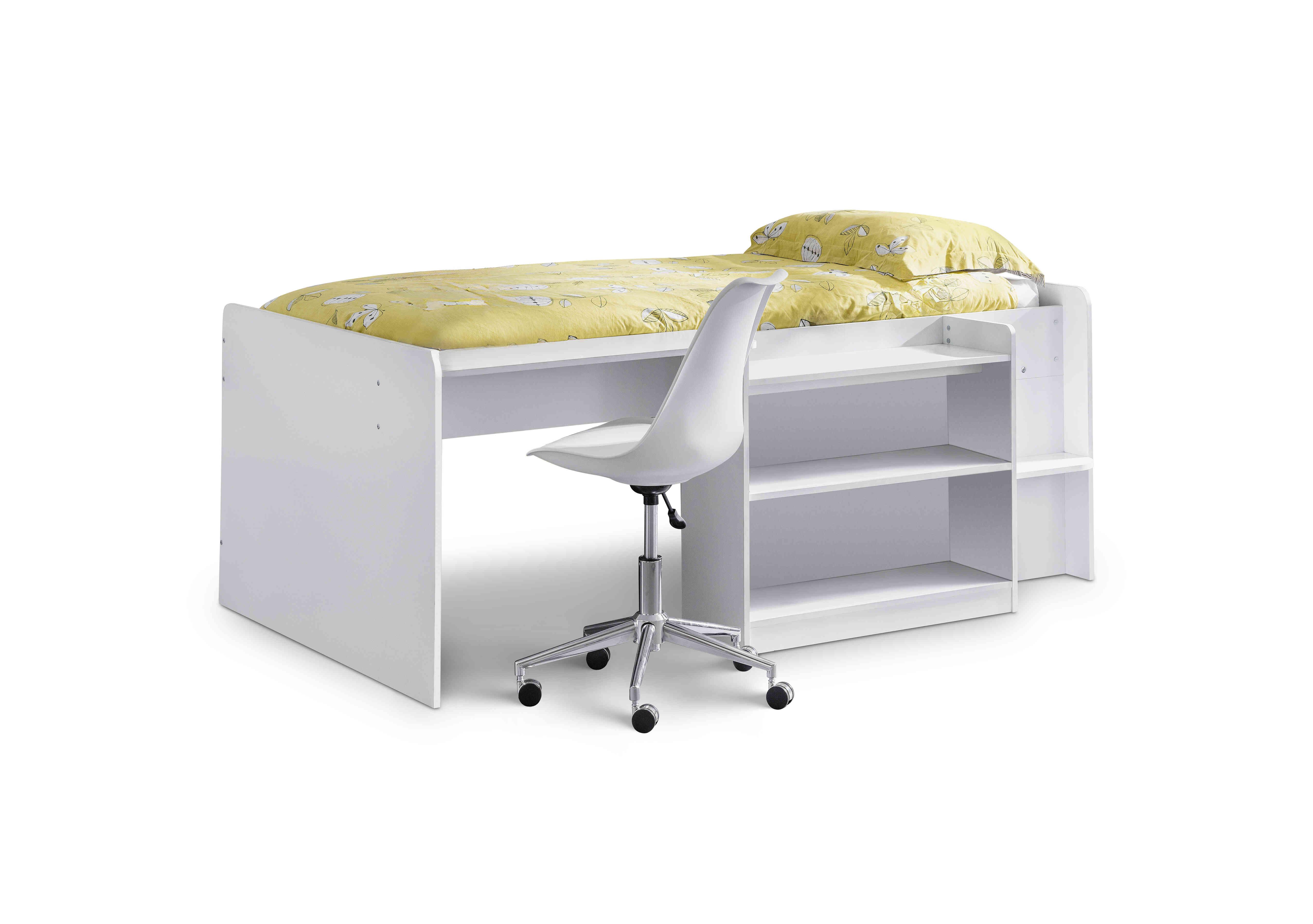 Alva Mid Sleeper in White on Furniture Village