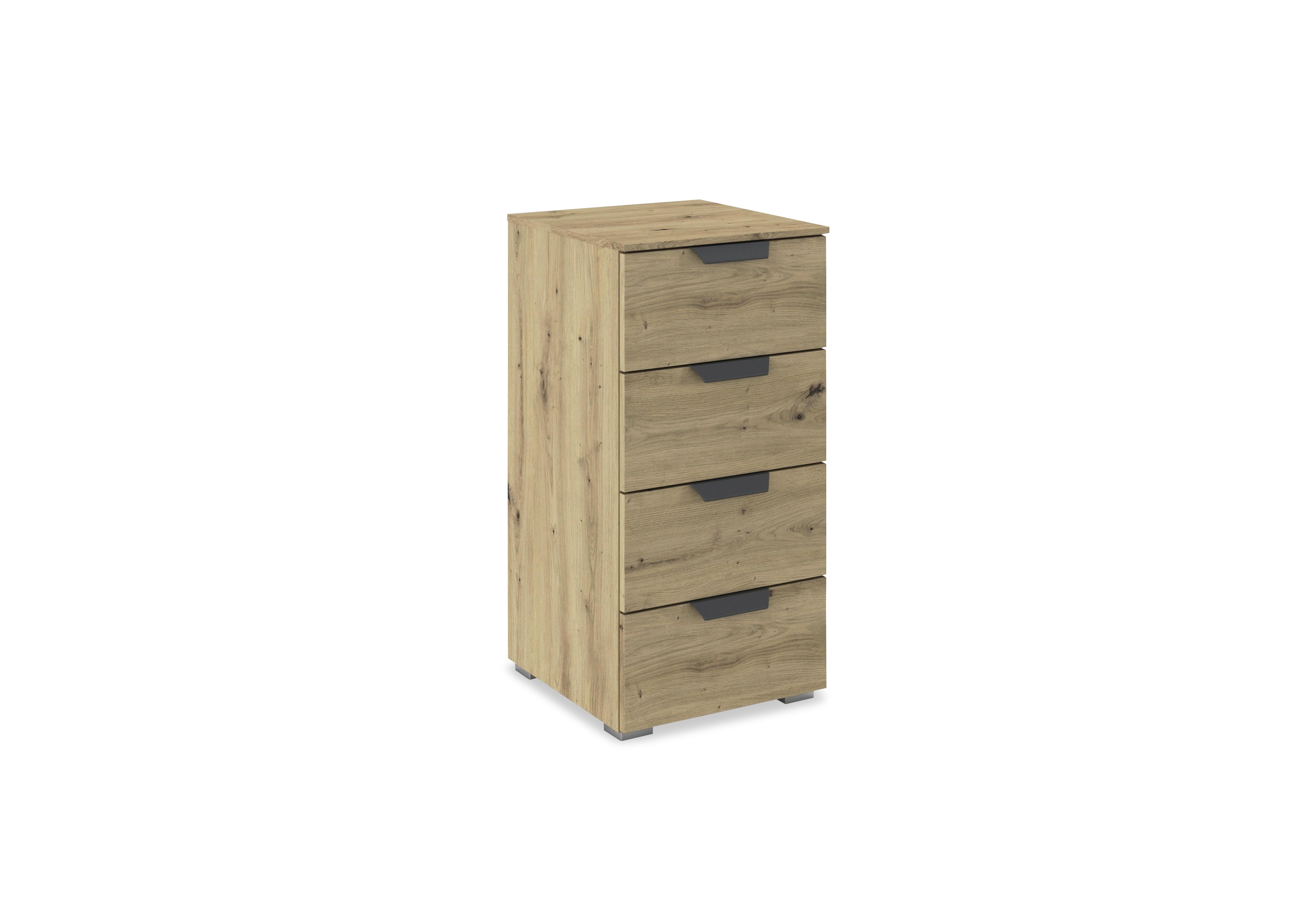 Leon 4 Drawer Chest of Drawers in Ac05w Art Oak Carc-Art Oak Fnt on Furniture Village
