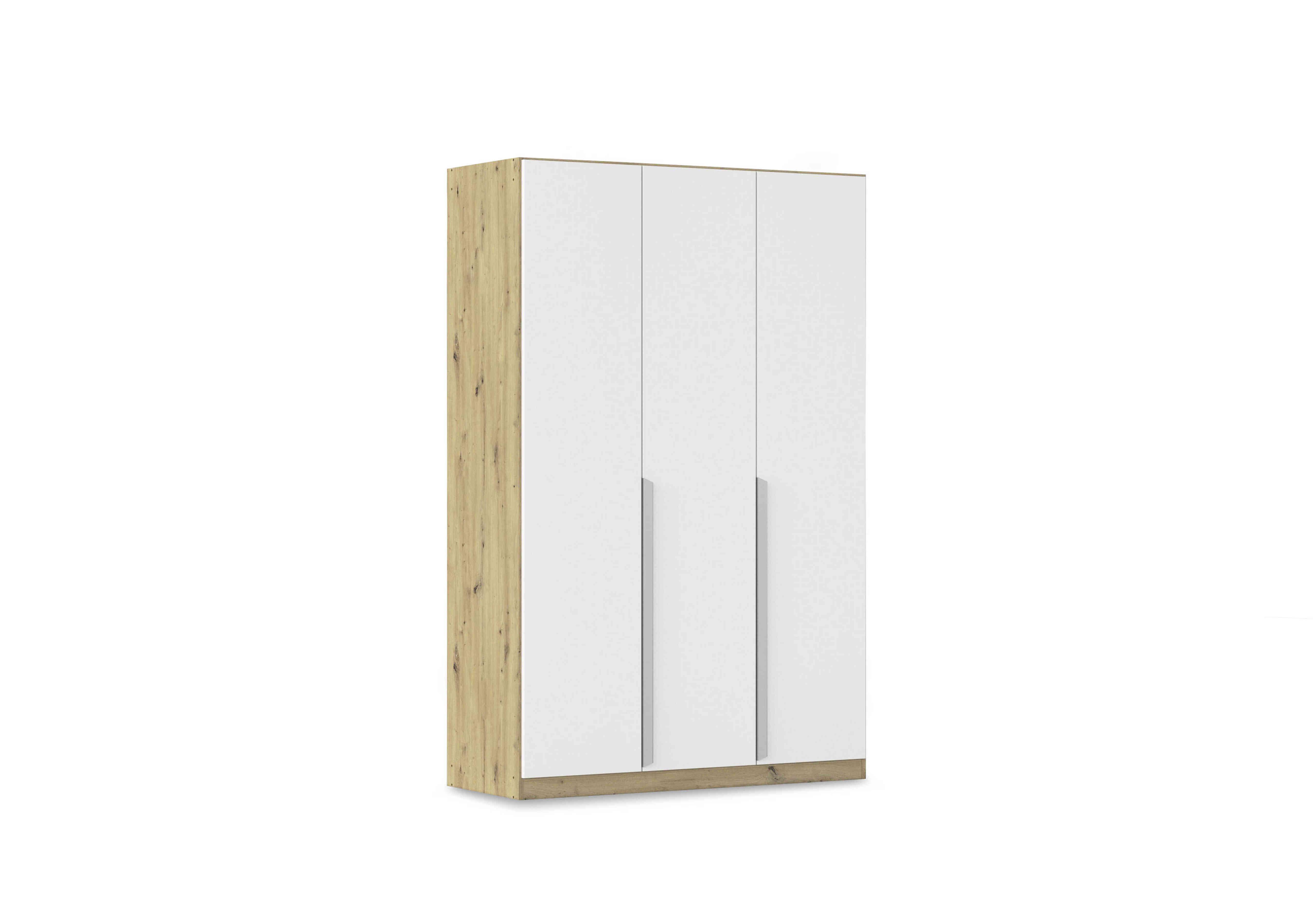 Freja 136cm 3 Door Hinged Decor Wardrobe in Ag742 Alpine White on Furniture Village