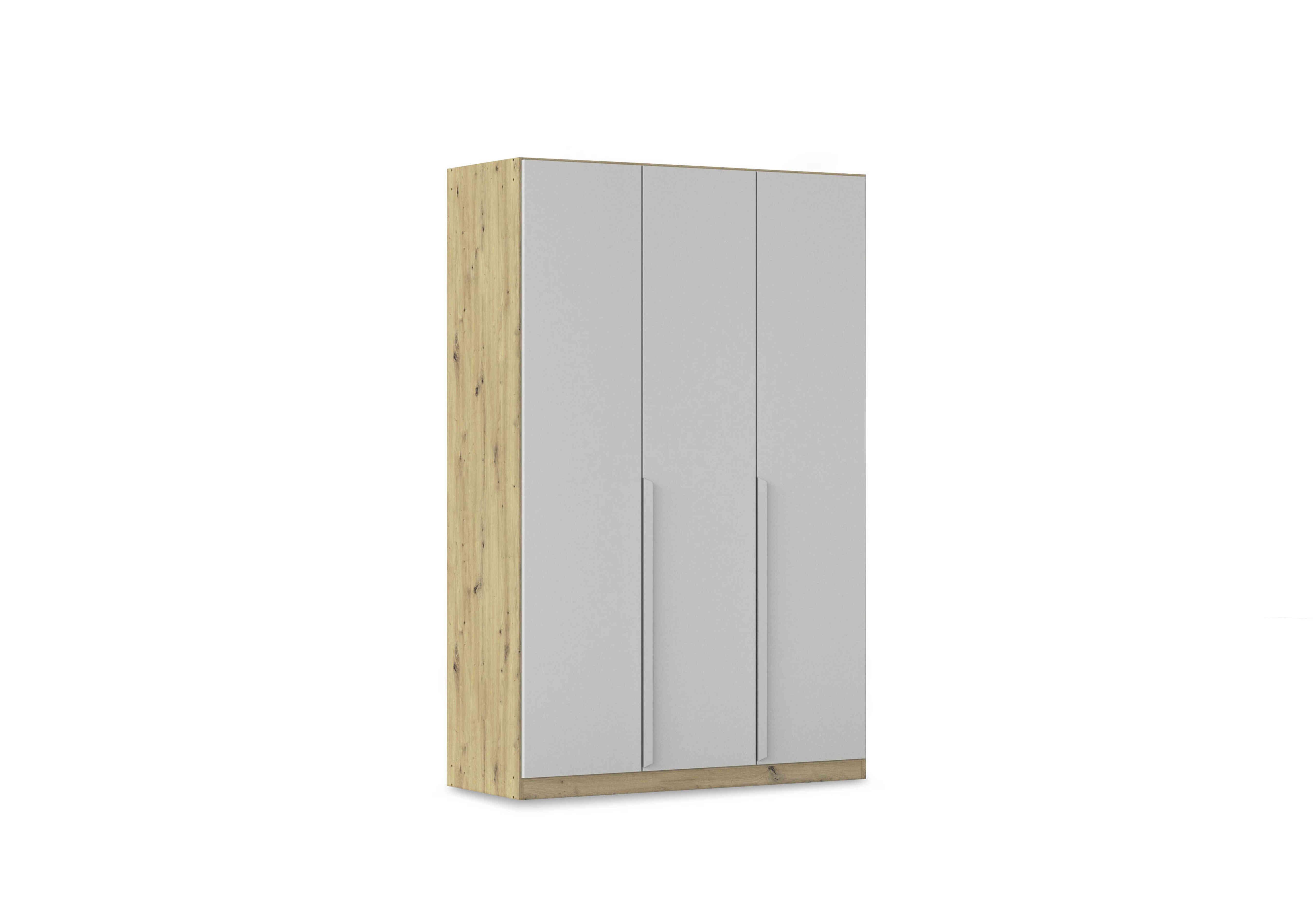 Freja 136cm 3 Door Hinged Decor Wardrobe in Ag744 Silk Grey on Furniture Village